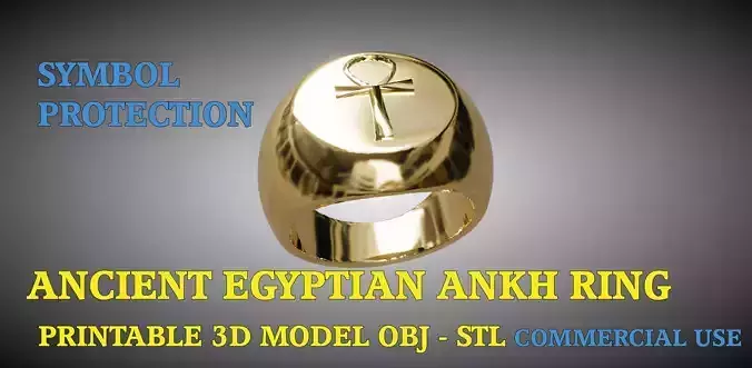 Ancient Egyptian Ankh Ring