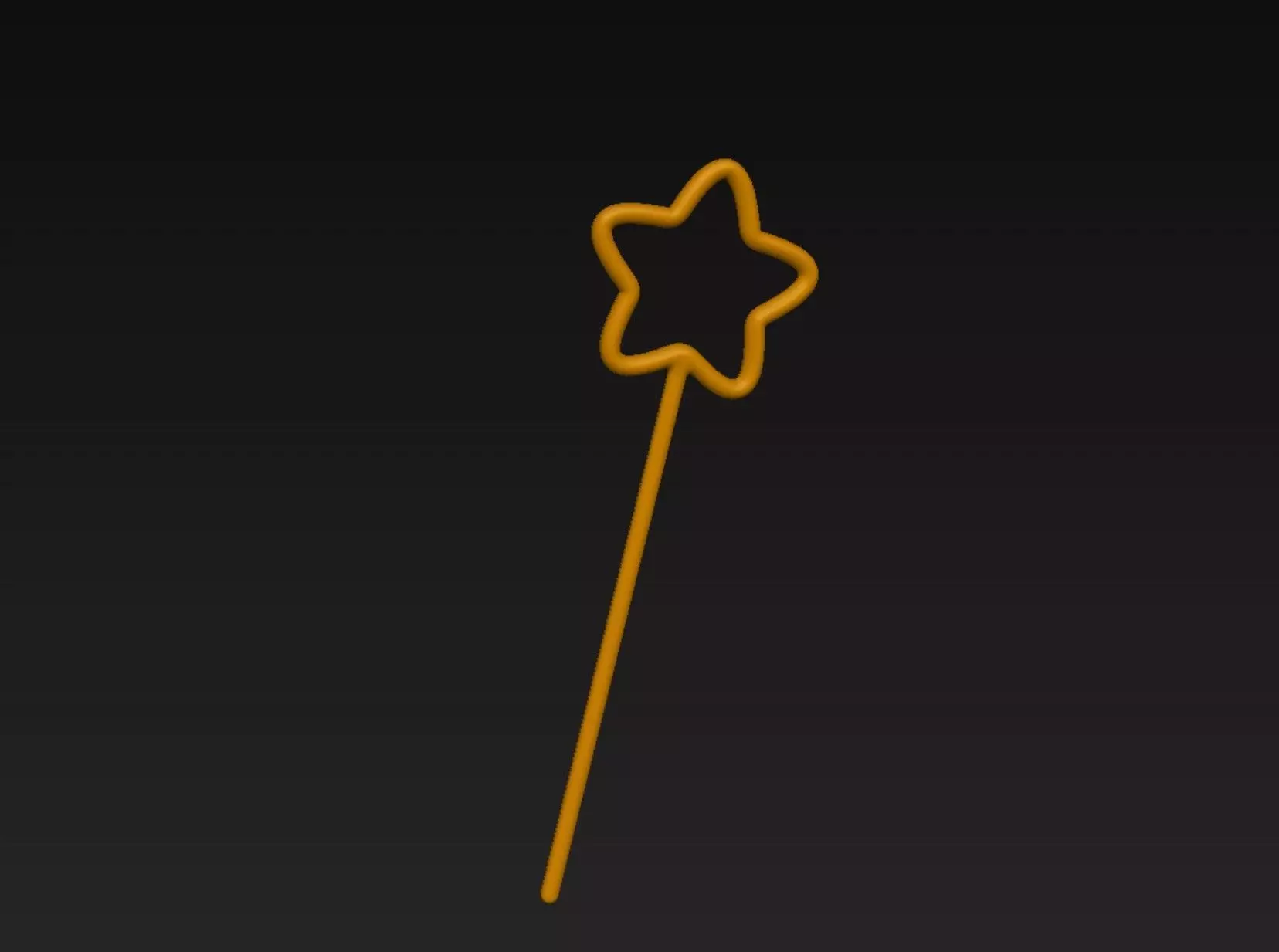 Star Wand 3D print model_0