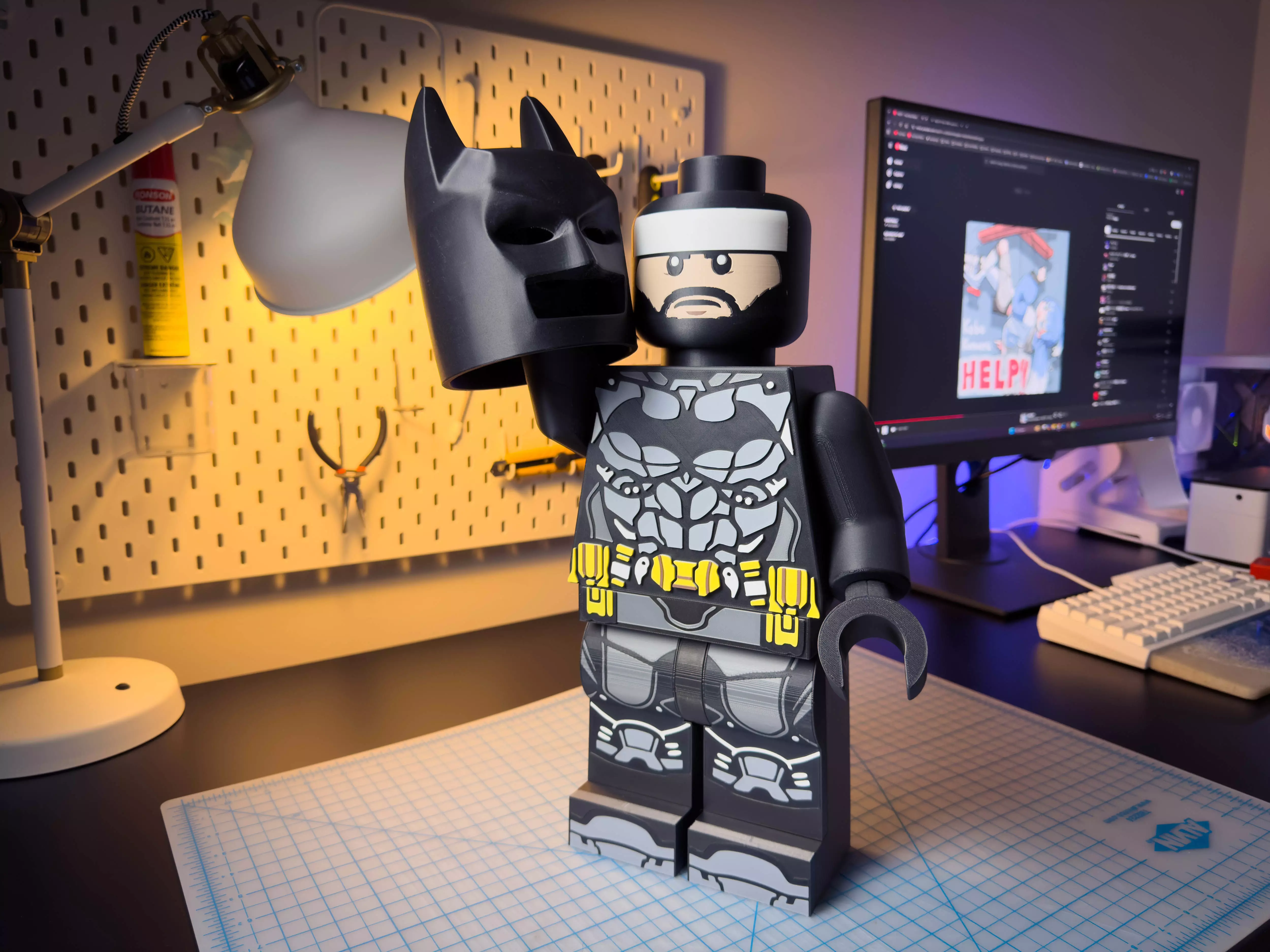 Batman Modular Figure The Dark Knight Rises 3D print model_4