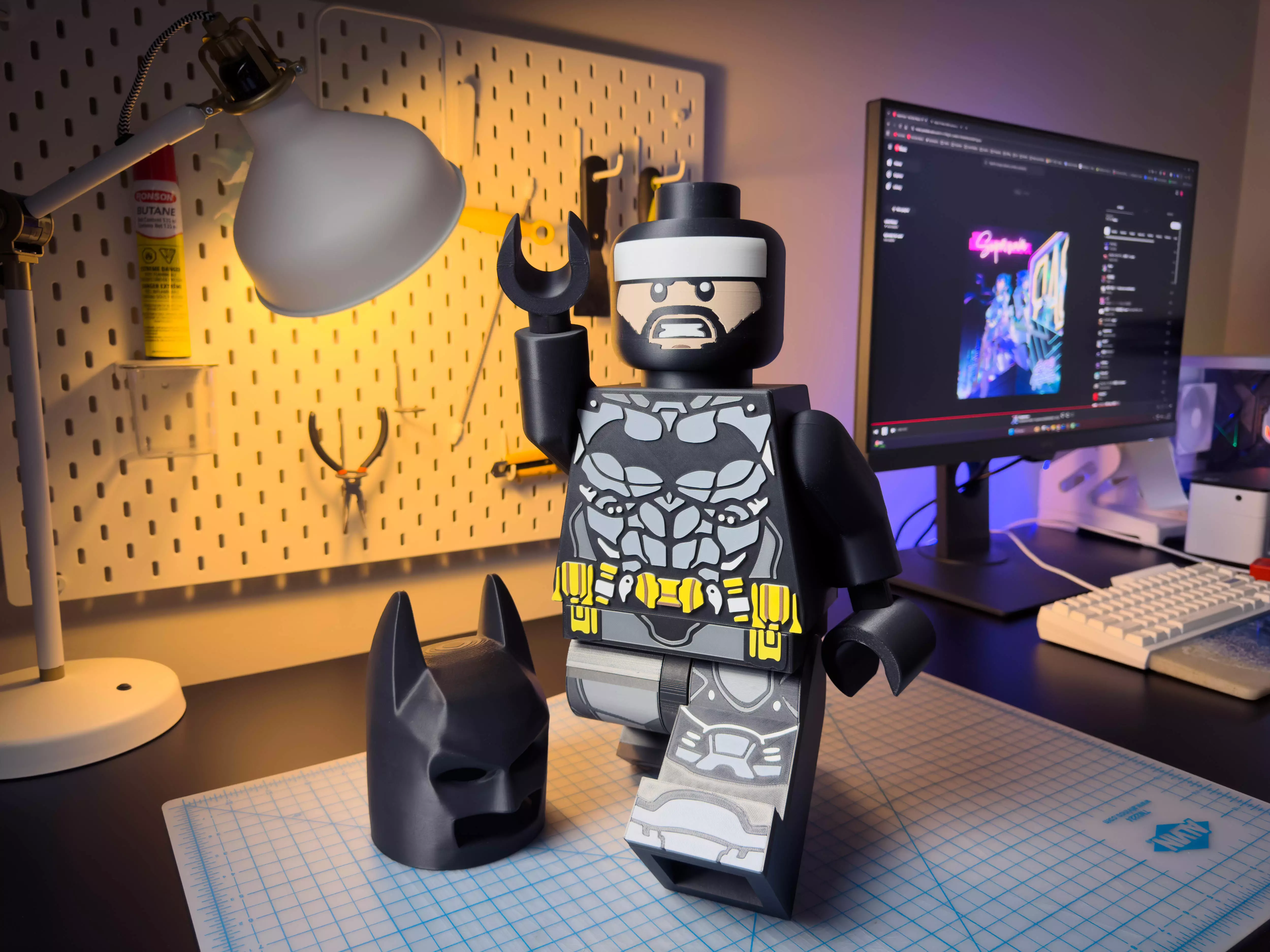 Batman Modular Figure The Dark Knight Rises 3D print model_3