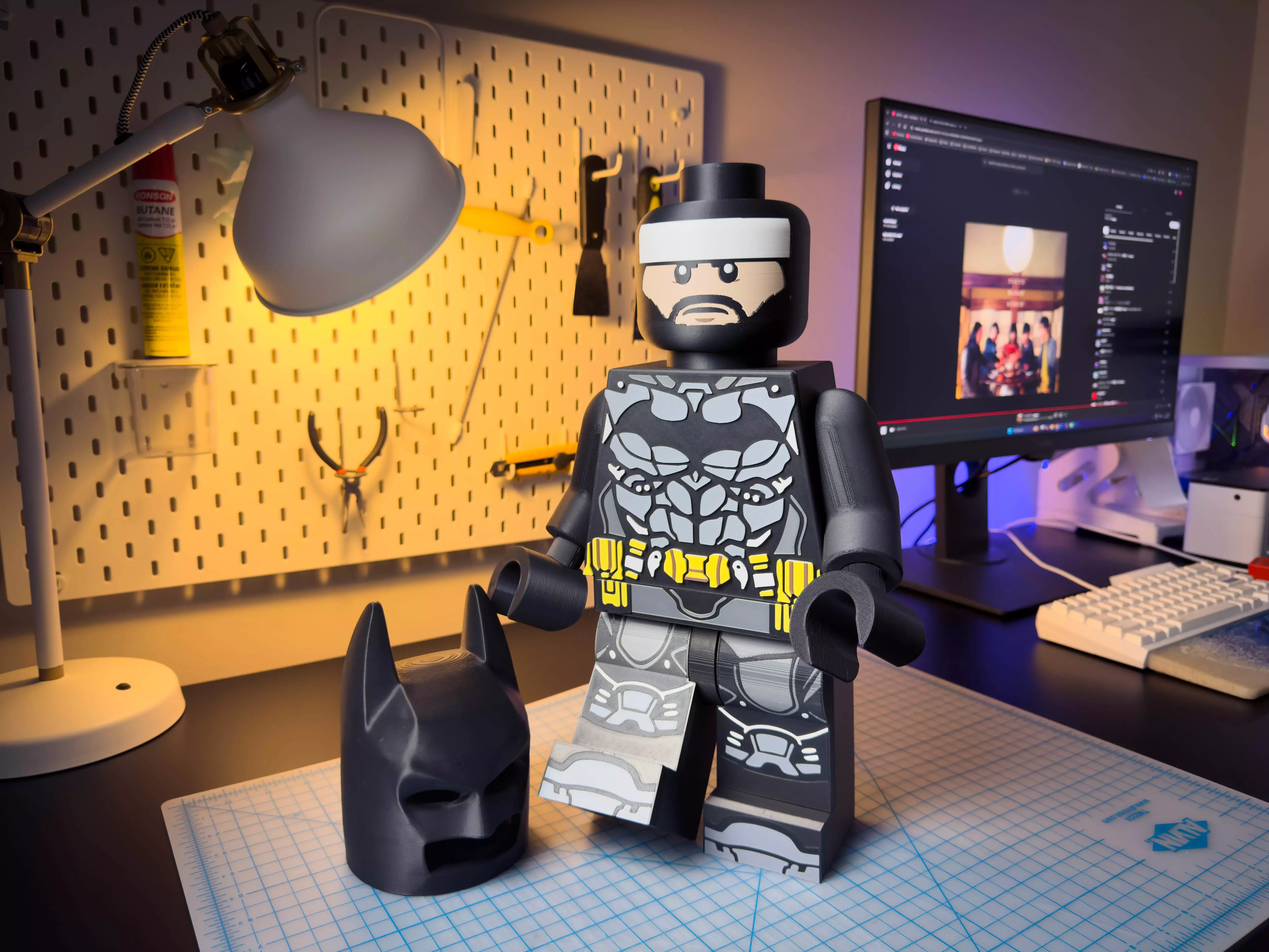 Batman Modular Figure The Dark Knight Rises 3D print model_2