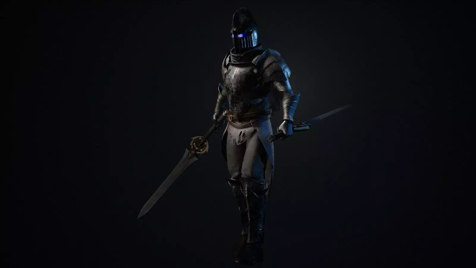 Sci-Fi Cityscape Modular Environment Low-poly 3D model_4