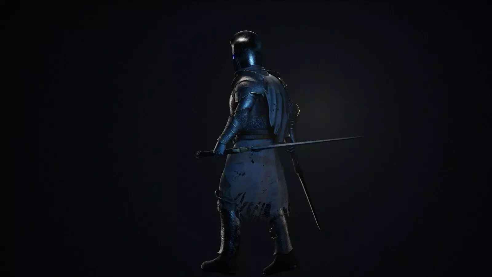 Sci-Fi Cityscape Modular Environment Low-poly 3D model_2