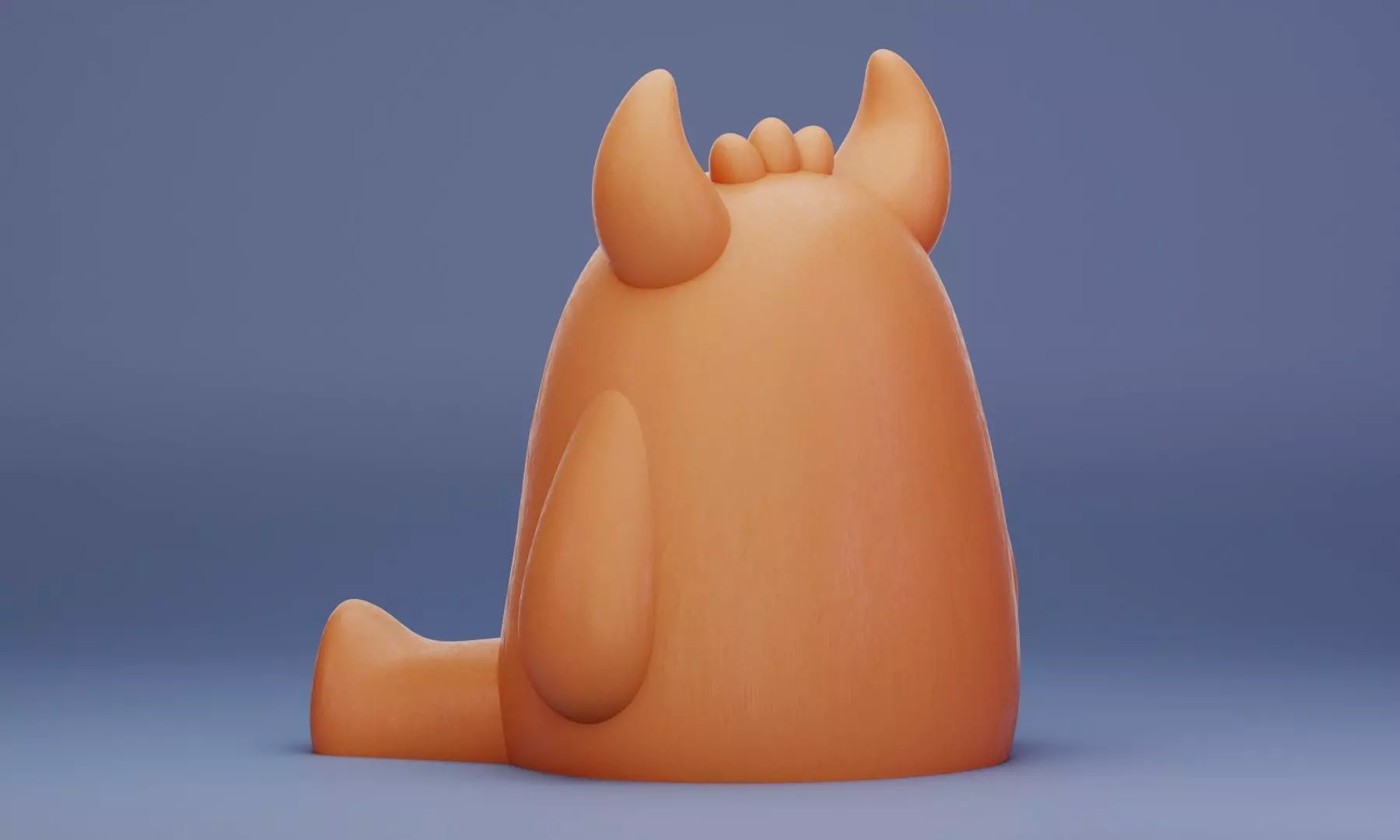 Horned Monster 3D Printable Model 3D print model_4