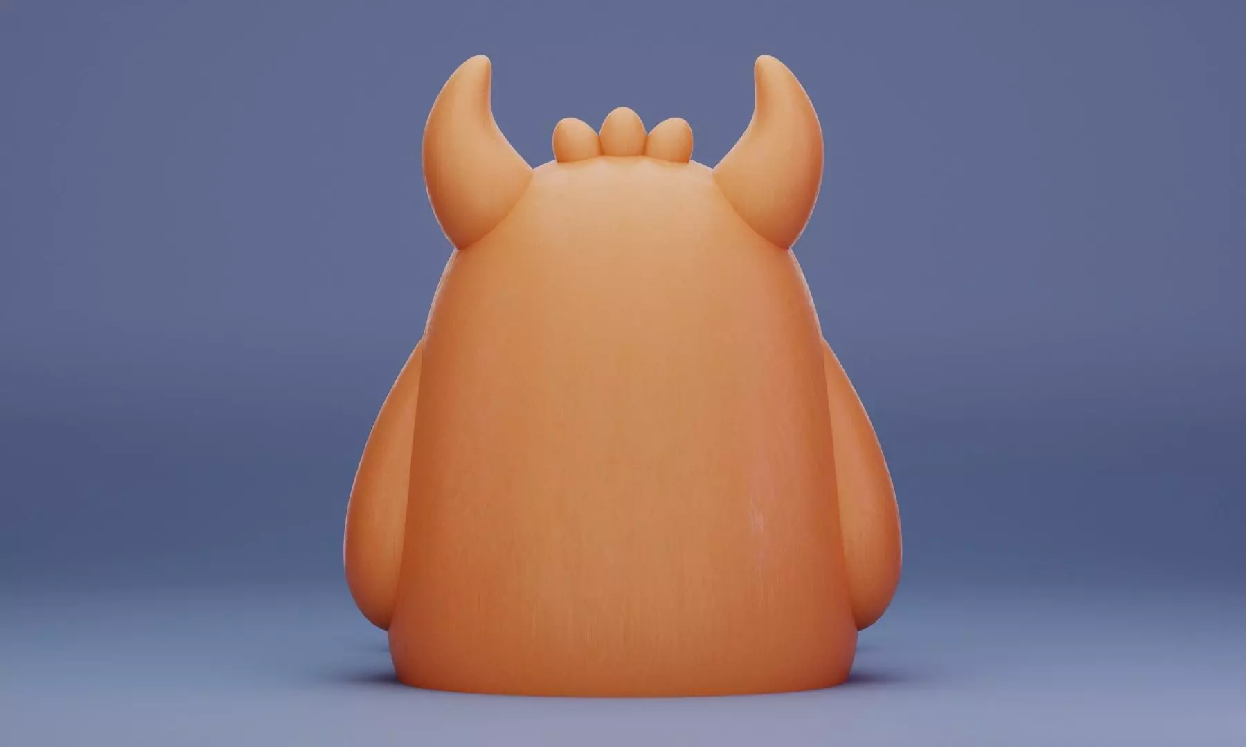 Horned Monster 3D Printable Model 3D print model_5