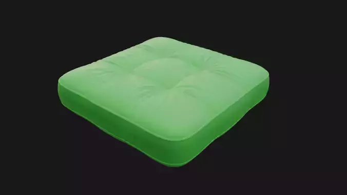 Tufted Seat Cushion 3D Model