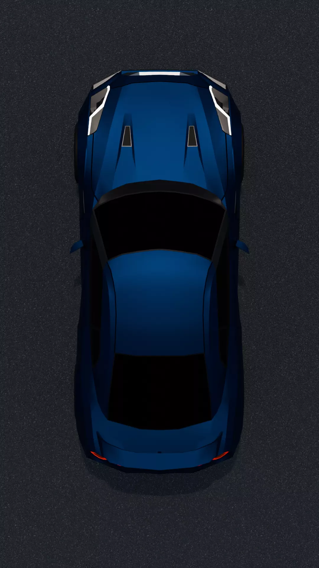 Nissan GT-R 3d low-poly Model Low-poly 3D model_5