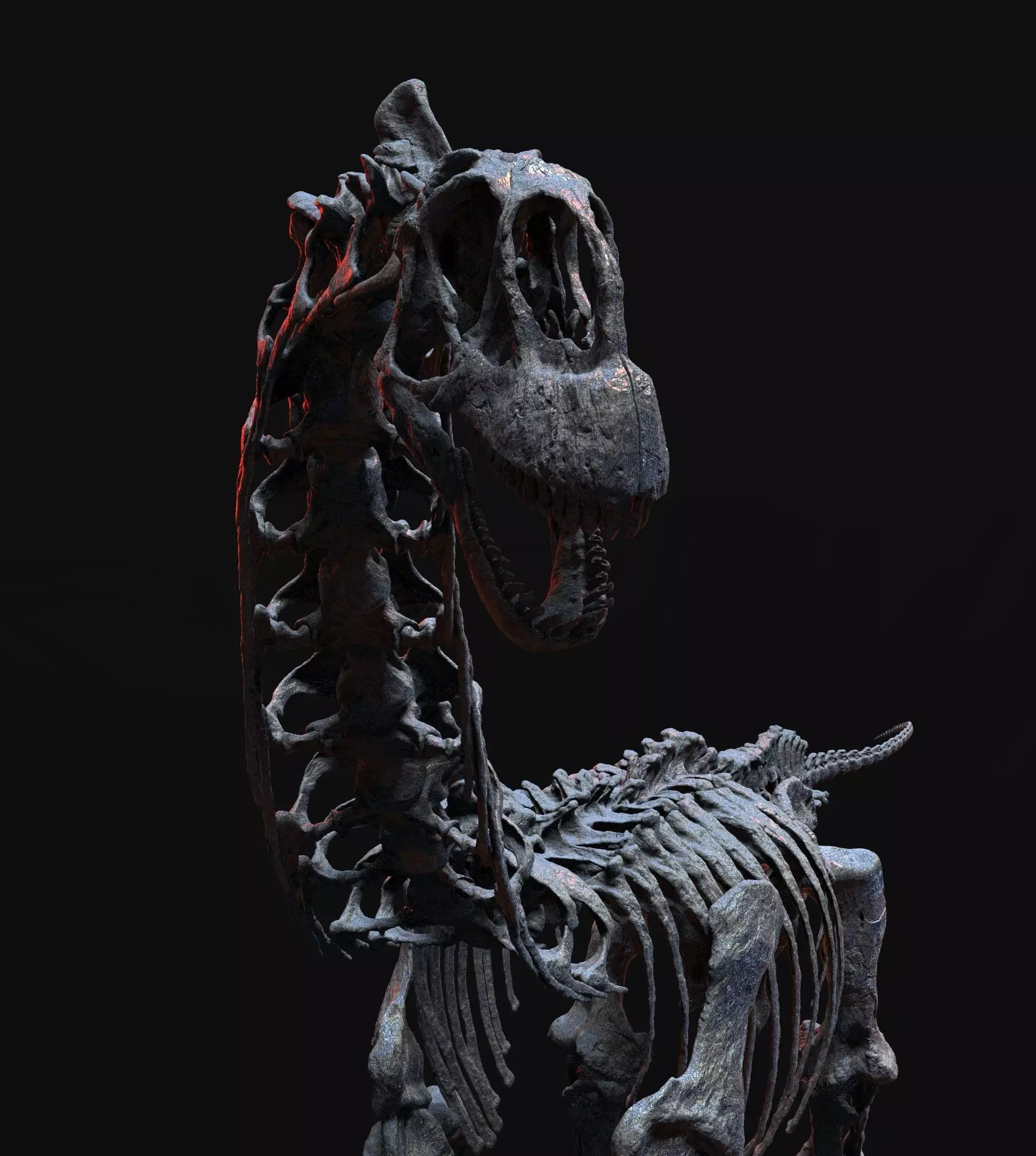 CAMARASAURUS SKELETON 3D print model_10