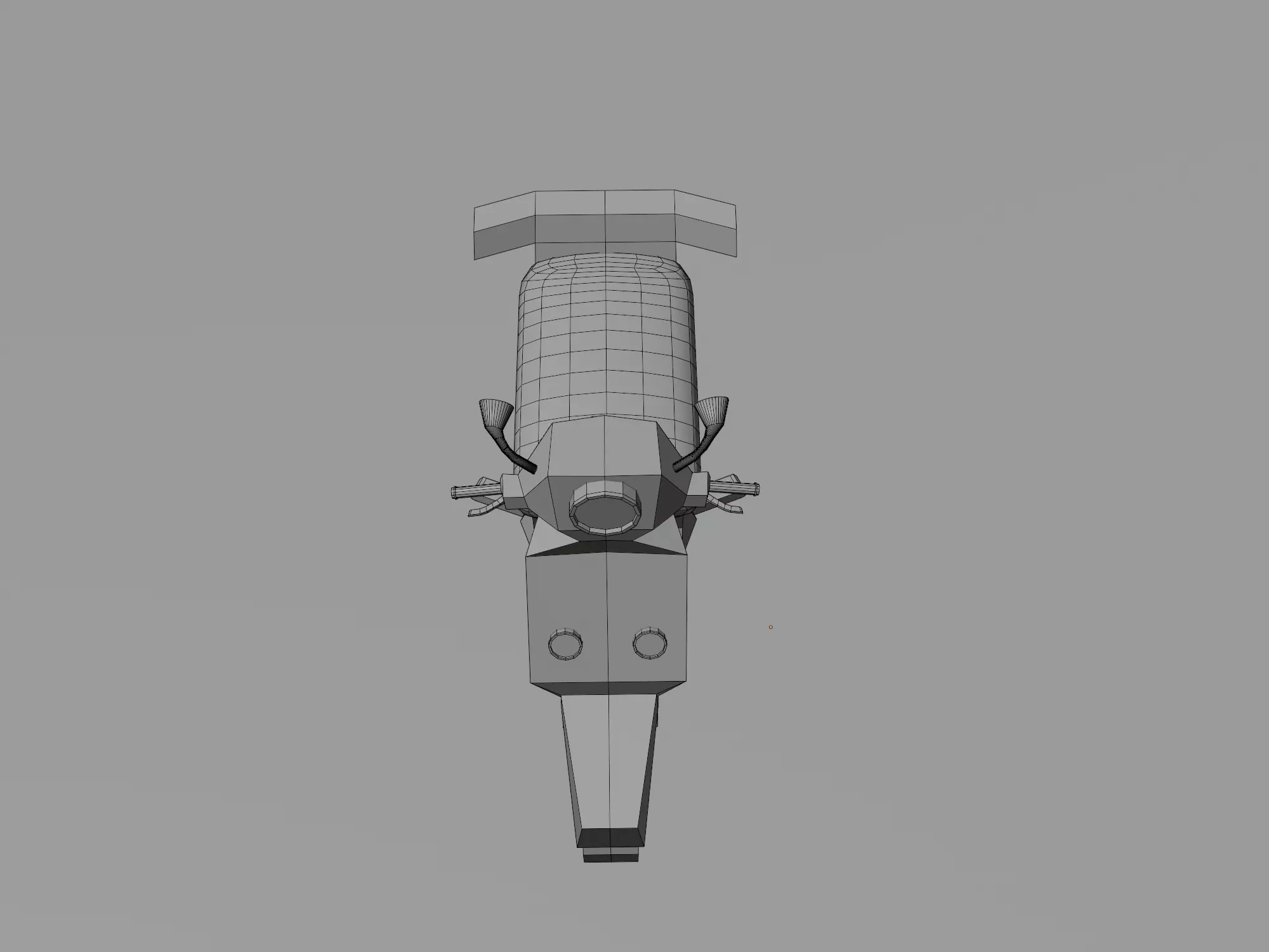  Low Poly  motorcycle with Sidecar  Low-poly 3D model_41