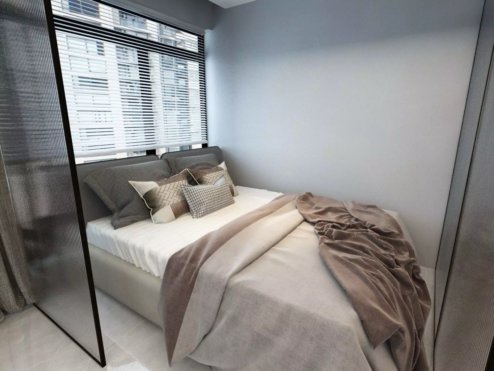 Studio Apartment Design 3D model_8