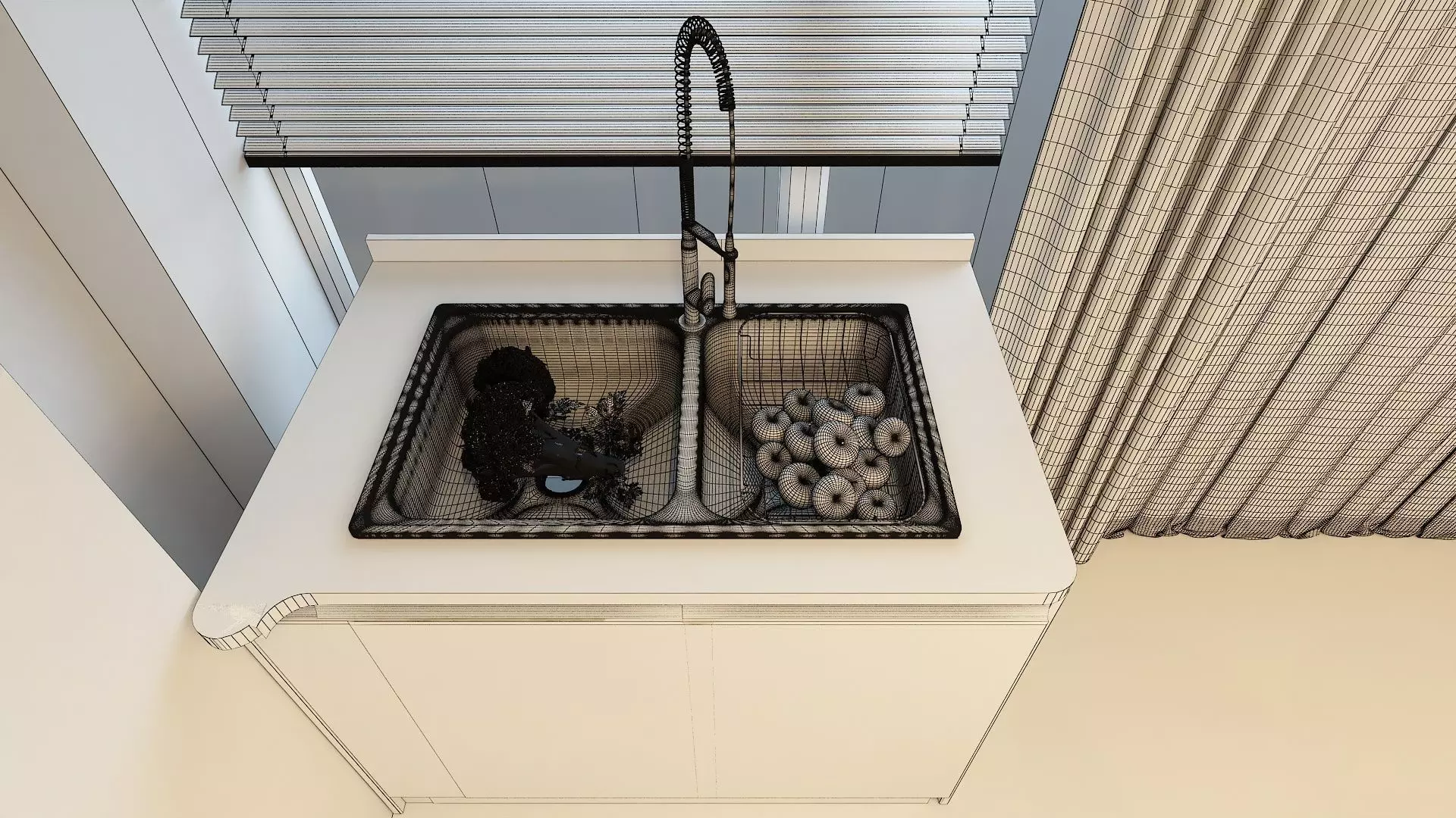 Studio Apartment Design 3D model_17