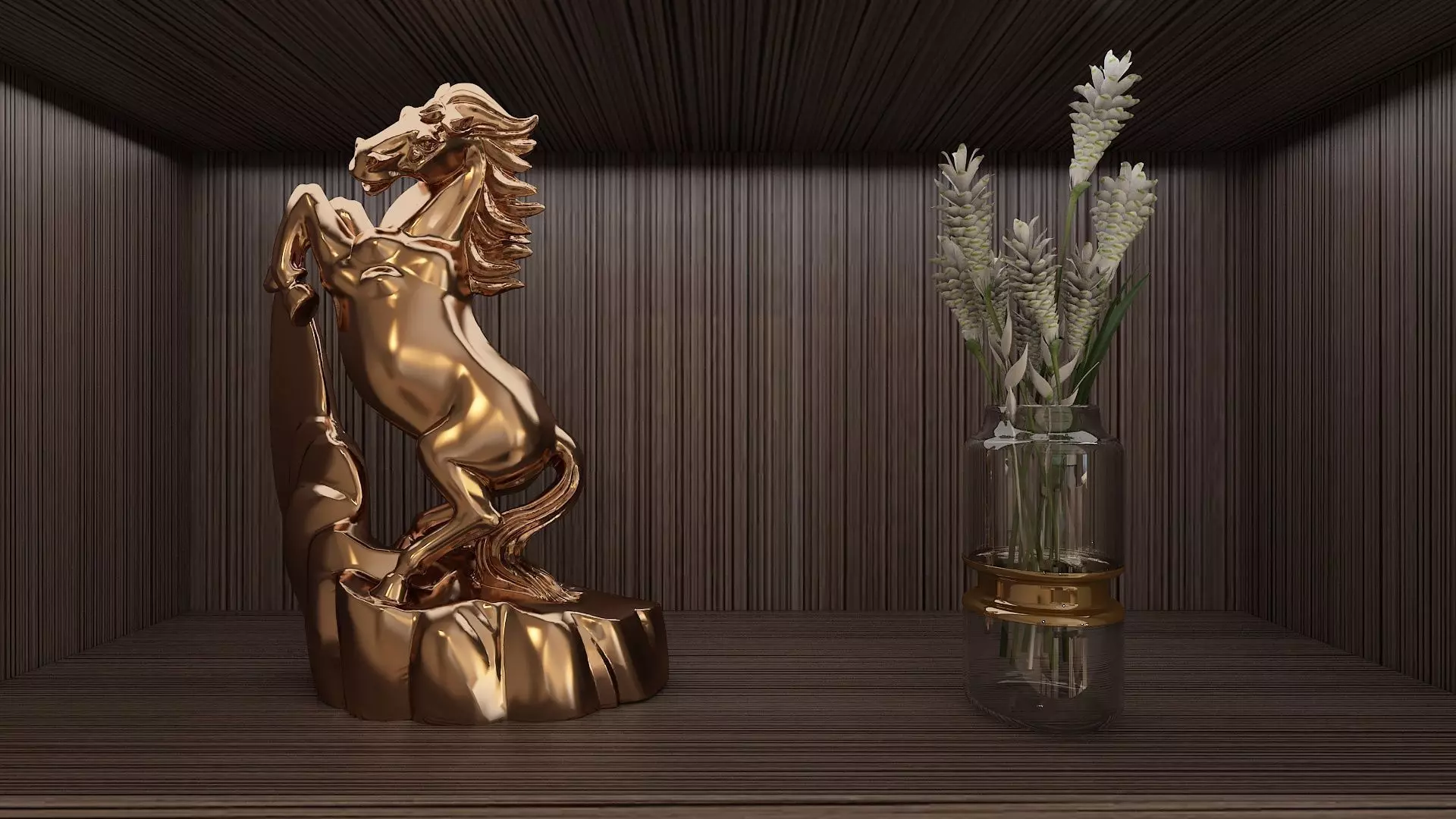 Studio Apartment Design 3D model_18