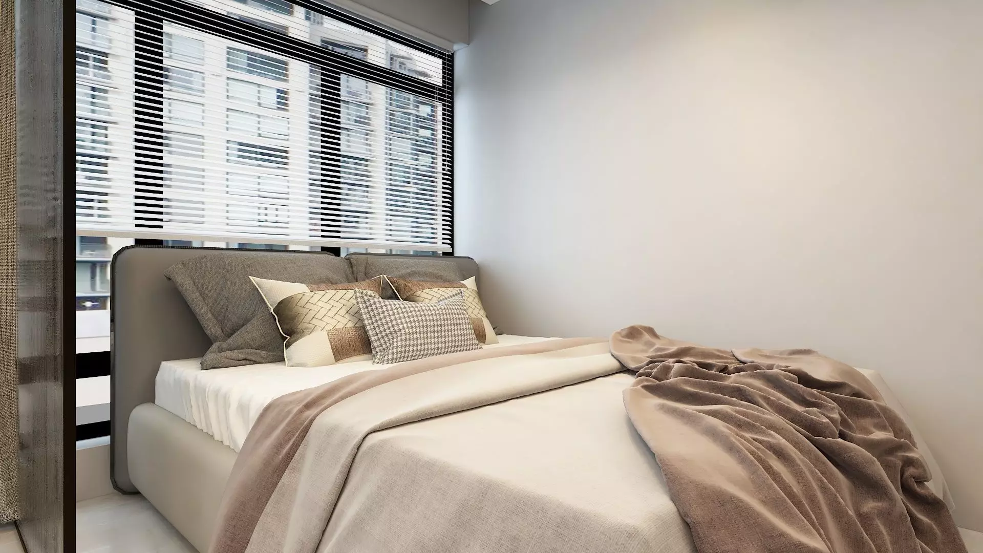 Studio Apartment Design 3D model_9