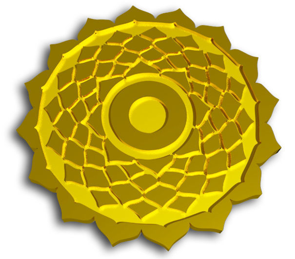 Crown Chakra Token 3D print model_2