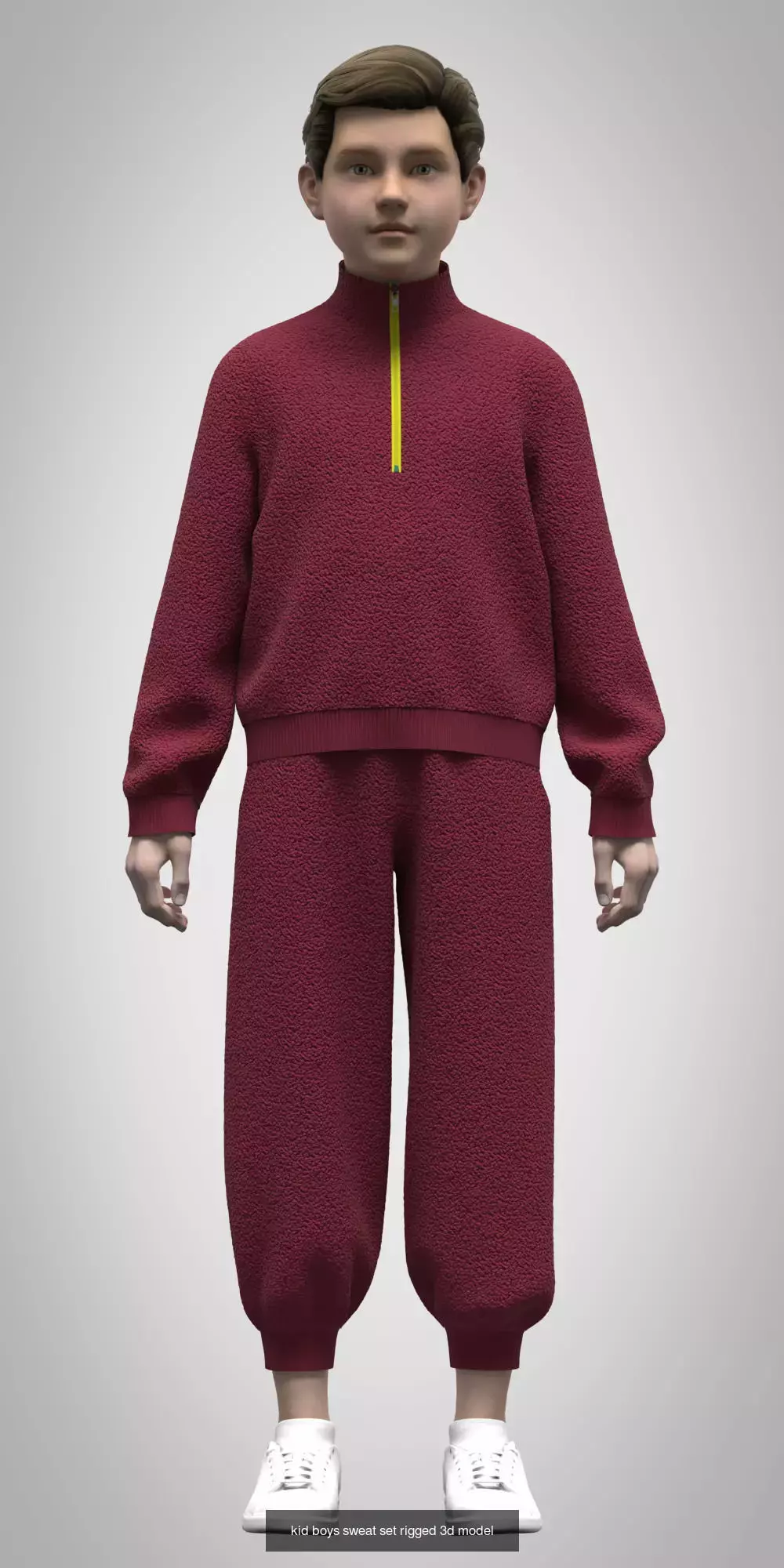 Kid boys and Girls 3d Clothing Mega Pack 3D Model Collection_24