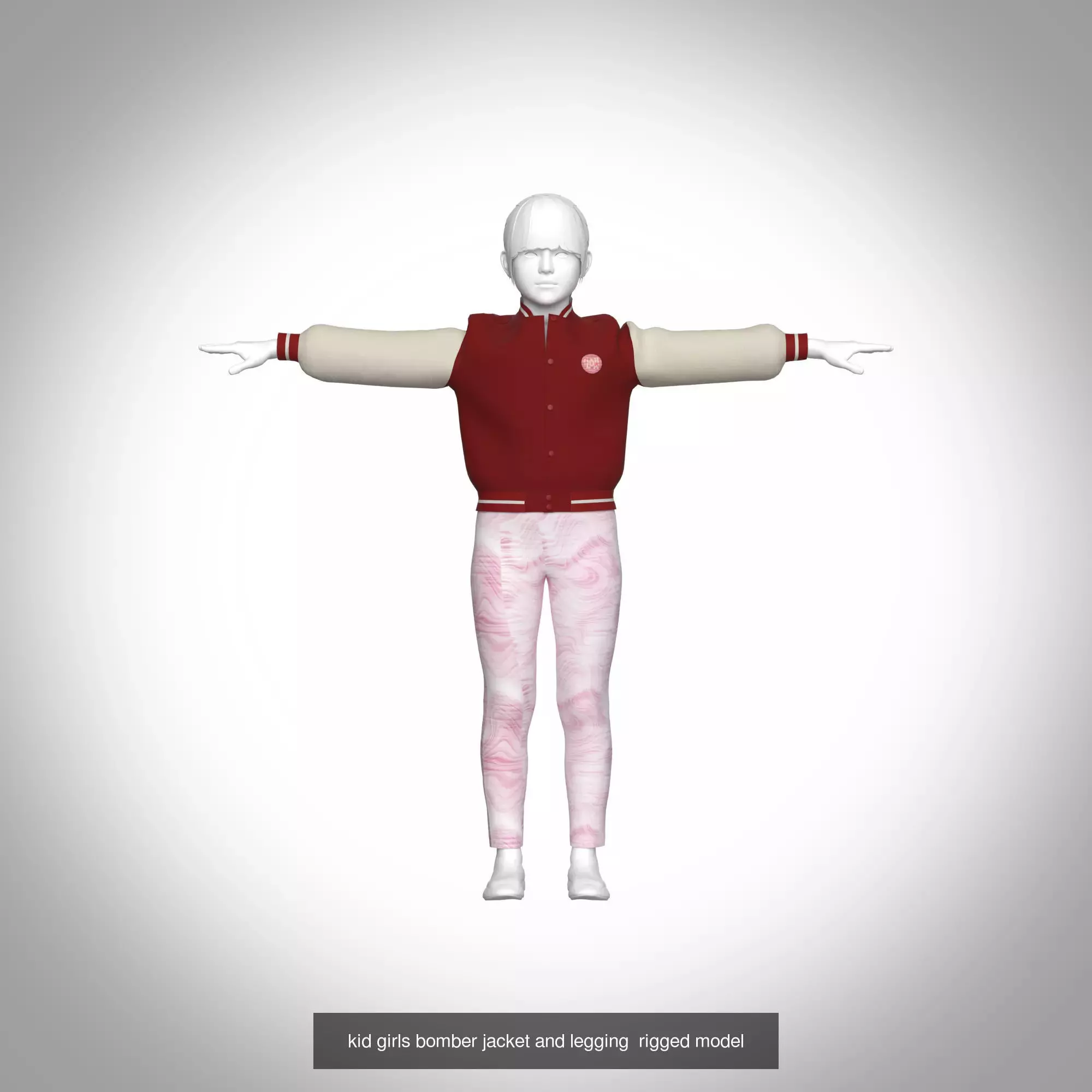 Kid boys and Girls 3d Clothing Mega Pack 3D Model Collection_26