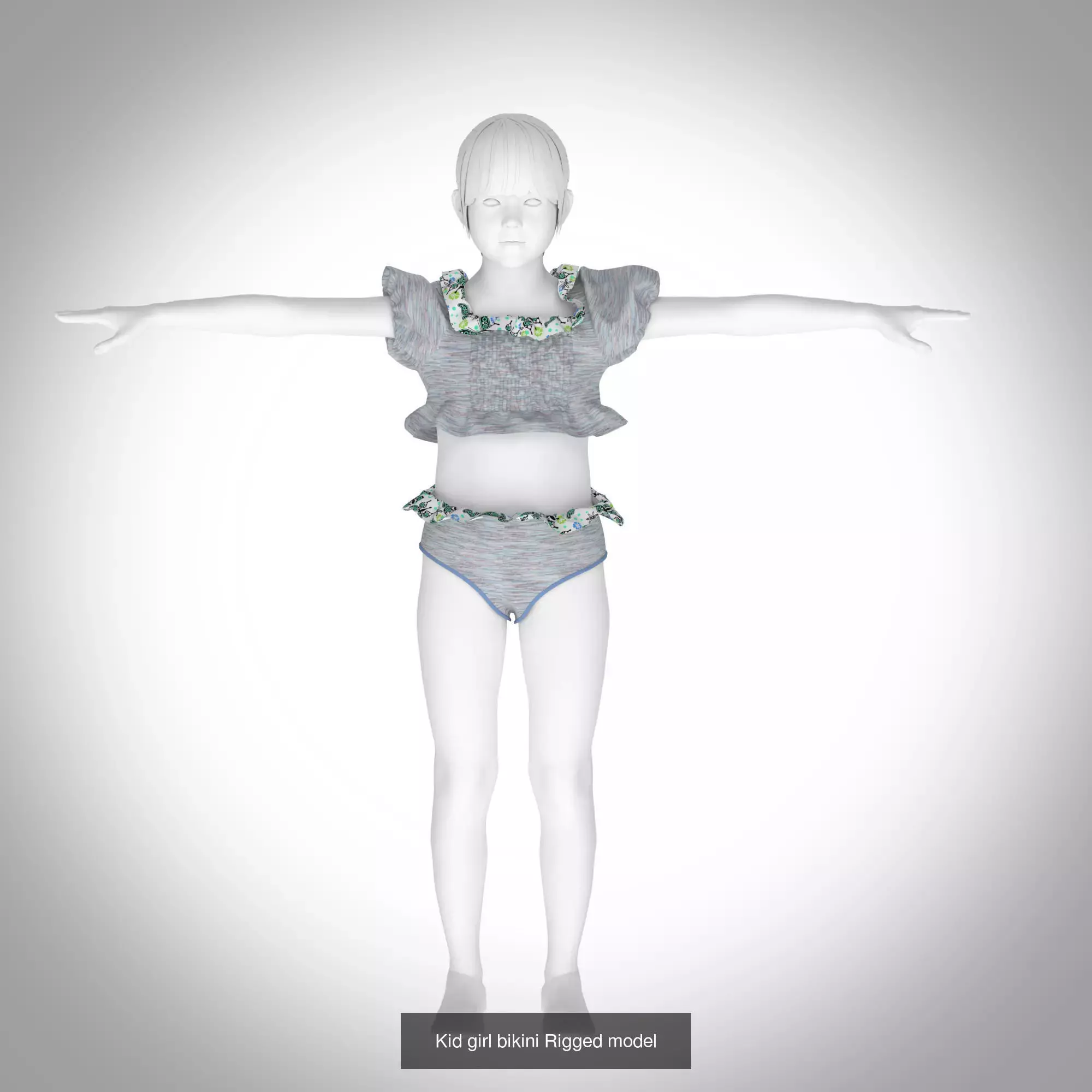 Kid boys and Girls 3d Clothing Mega Pack 3D Model Collection_20