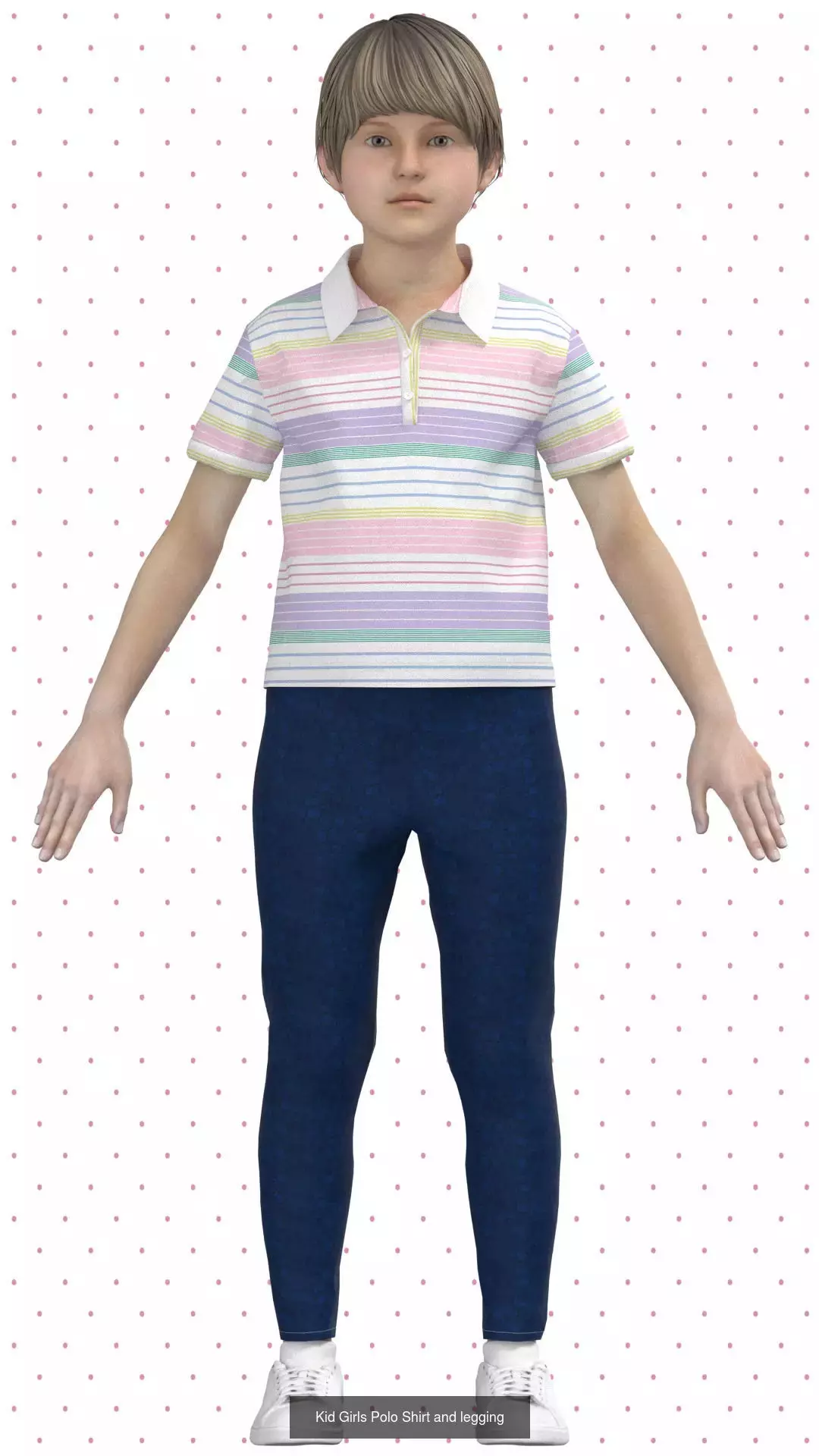 Kid boys and Girls 3d Clothing Mega Pack 3D Model Collection_11