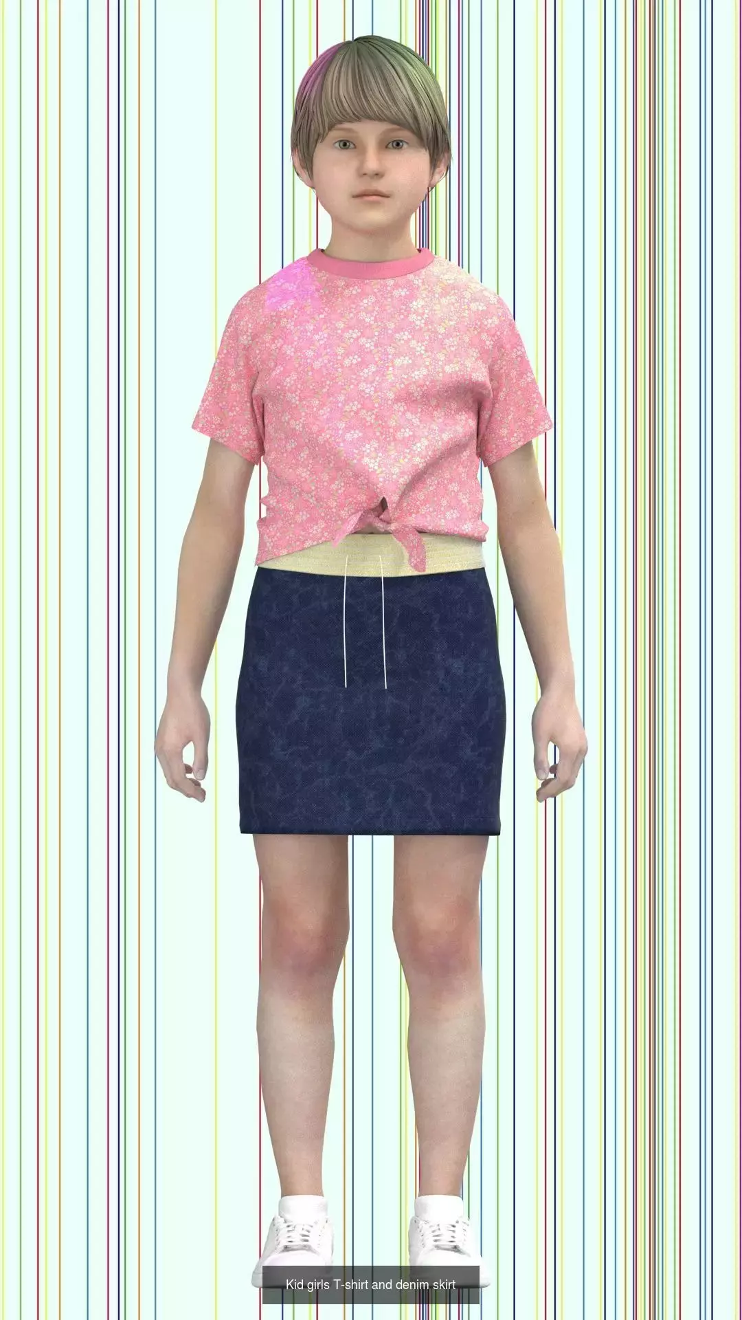 Kid boys and Girls 3d Clothing Mega Pack 3D Model Collection_10