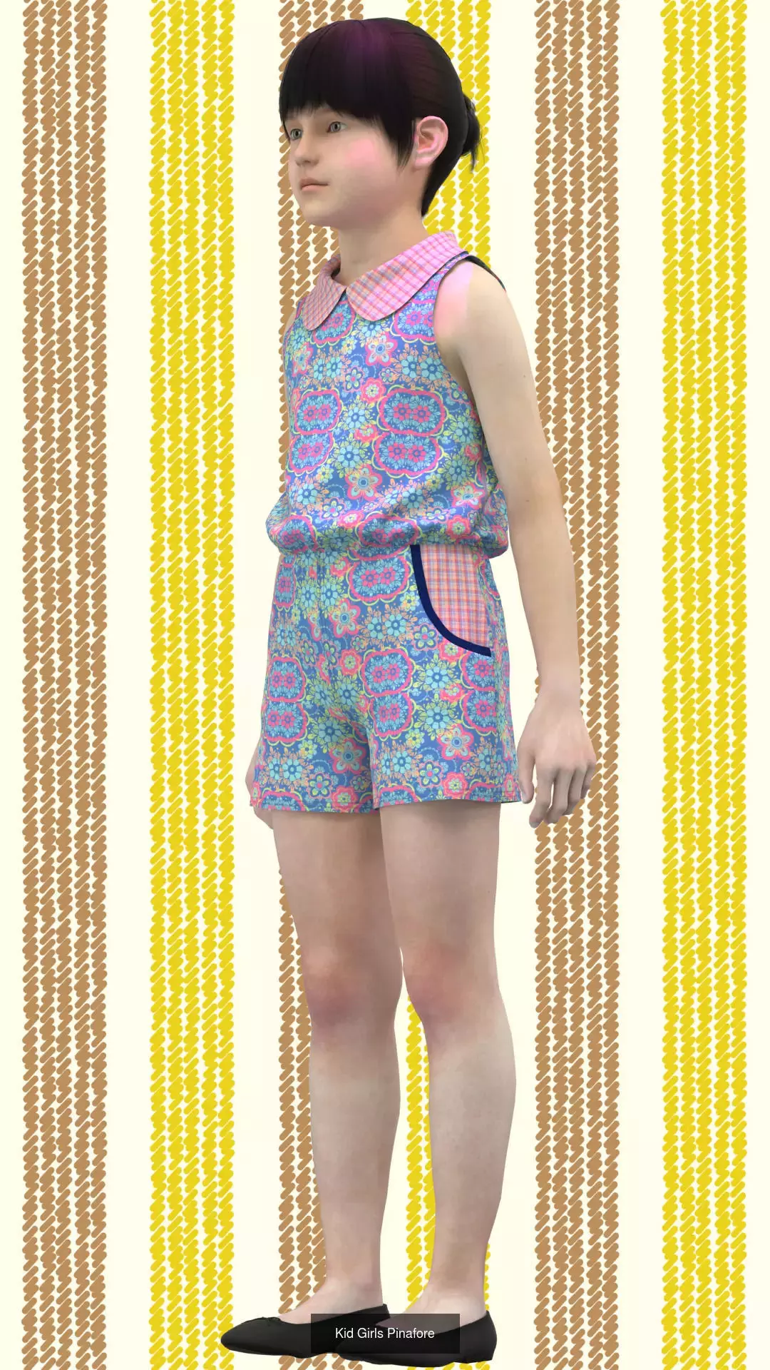 Kid boys and Girls 3d Clothing Mega Pack 3D Model Collection_6