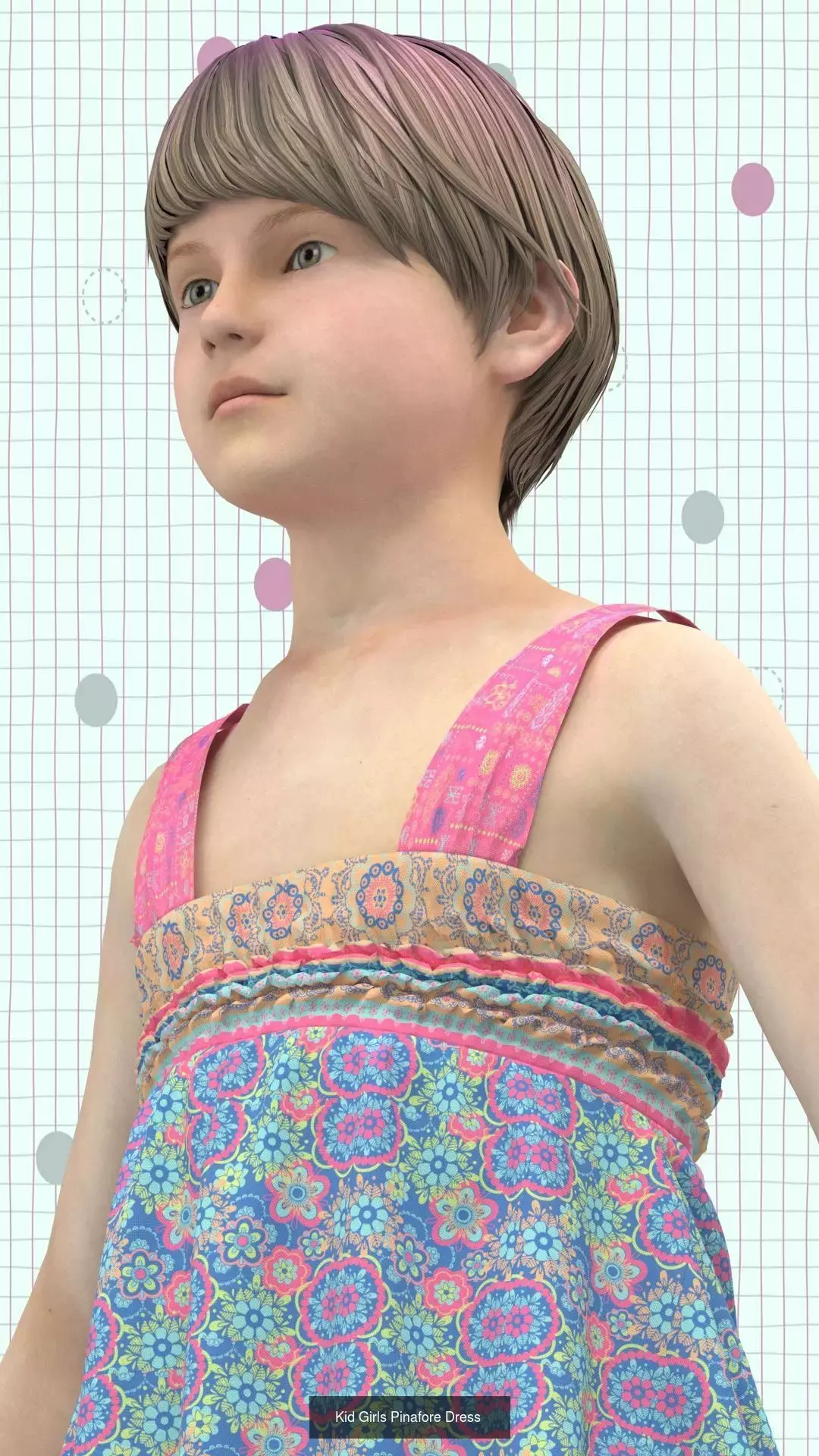 Kid boys and Girls 3d Clothing Mega Pack 3D Model Collection_7