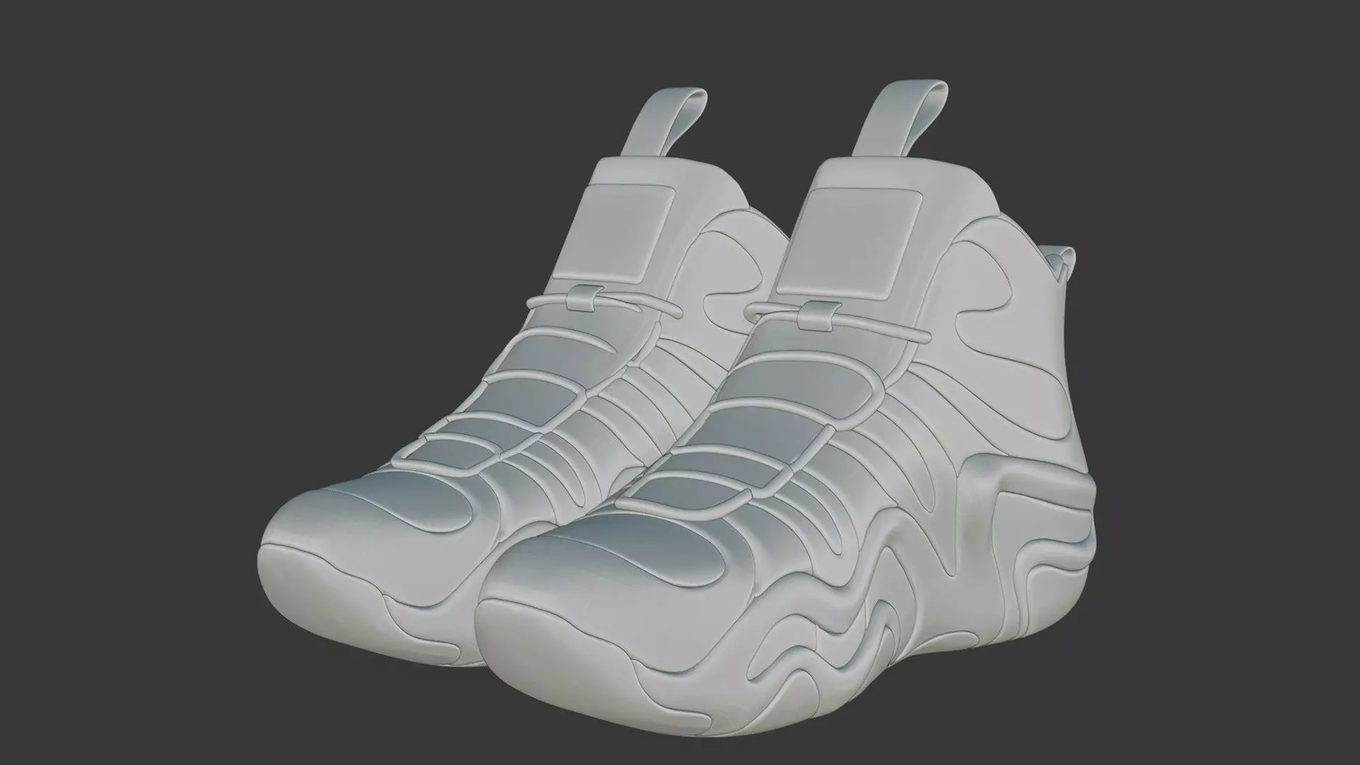 Futuristic Adidas Concept Sneakers 3D model_106