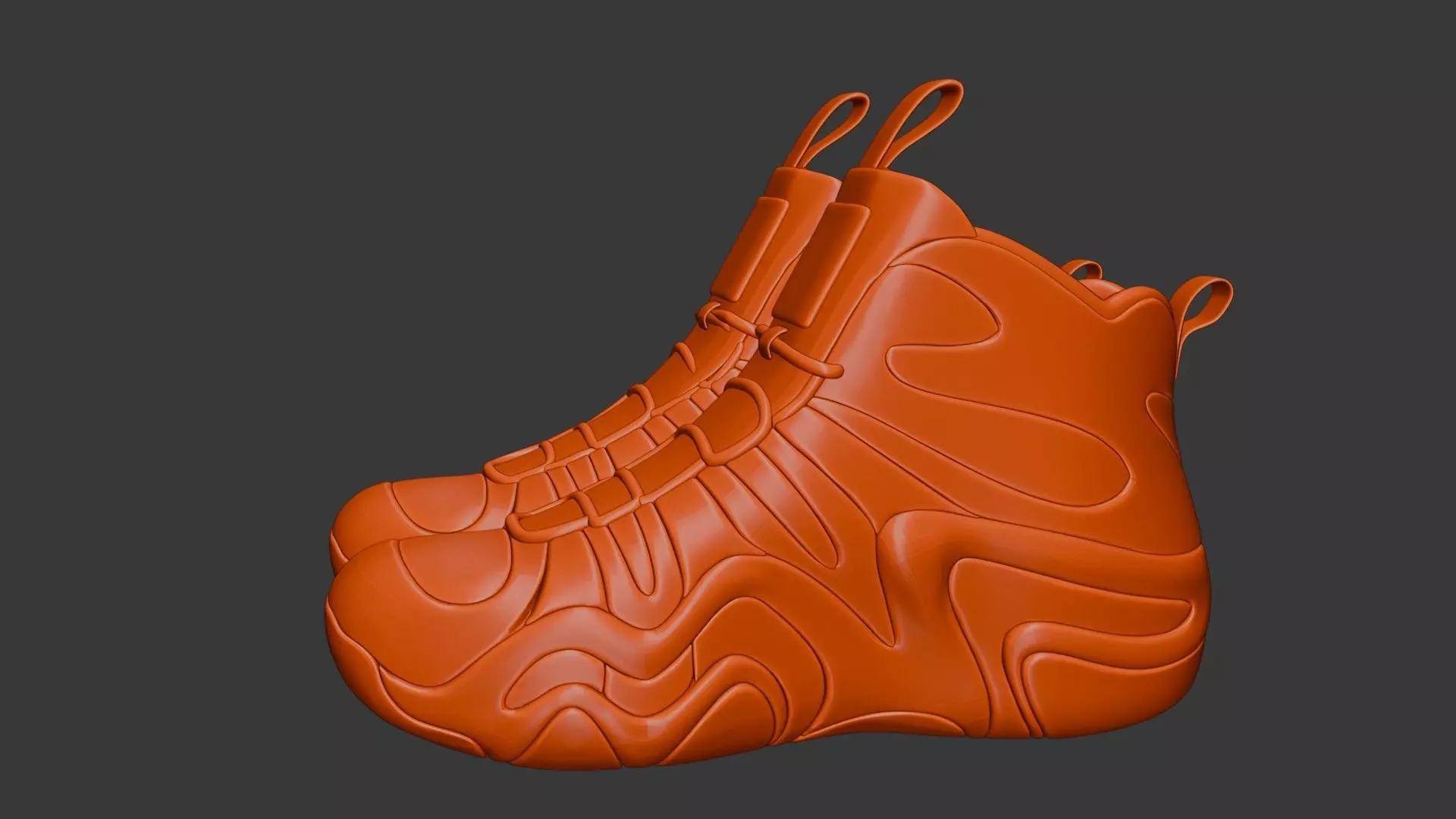 Futuristic Adidas Concept Sneakers 3D model_128