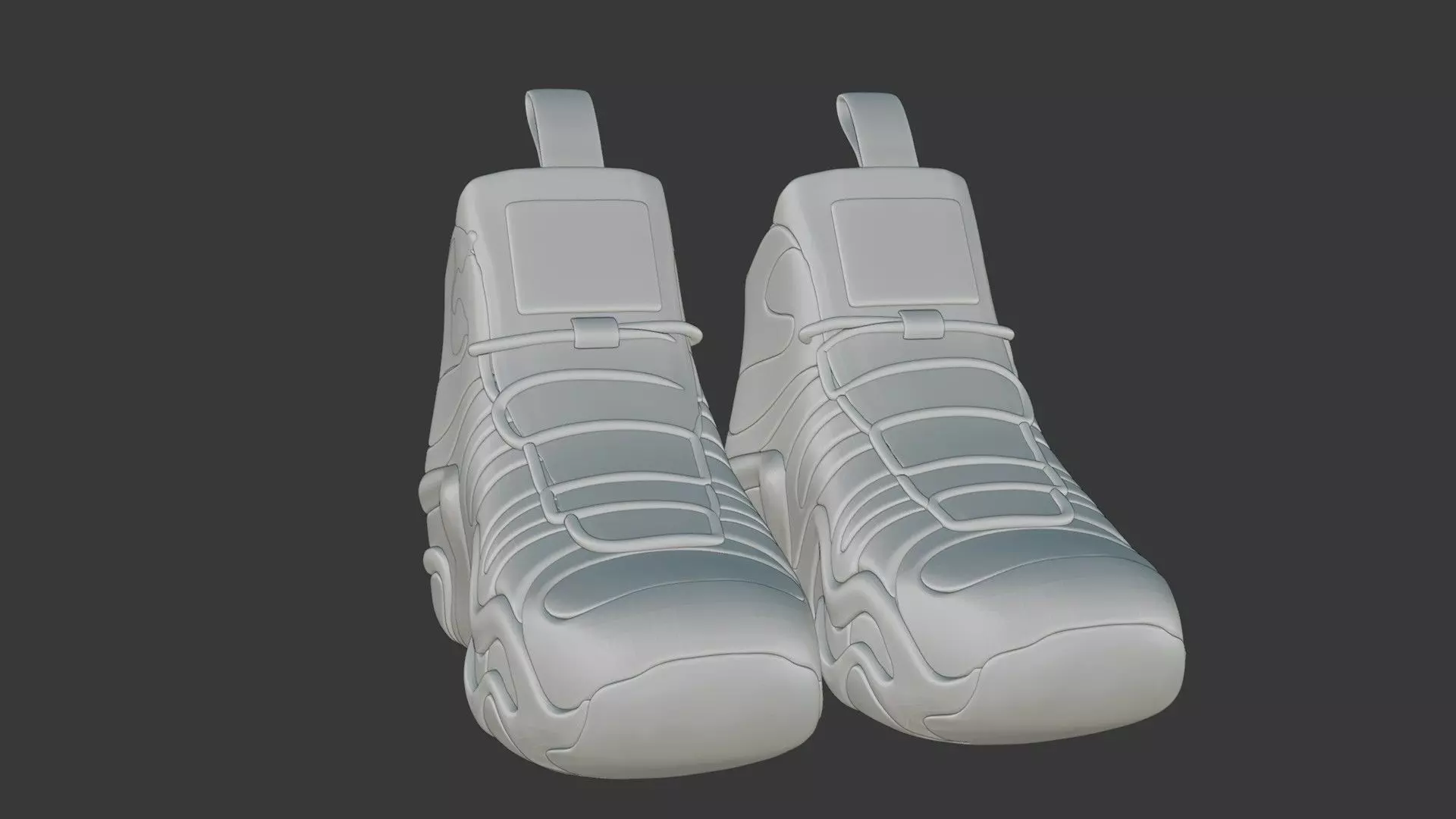 Futuristic Adidas Concept Sneakers 3D model_86
