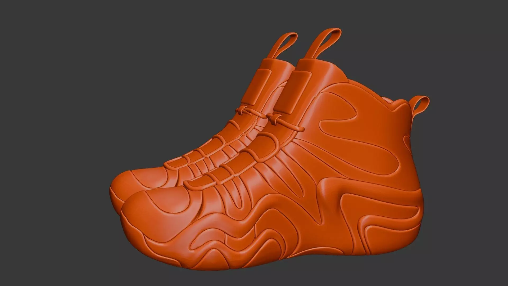 Futuristic Adidas Concept Sneakers 3D model_122
