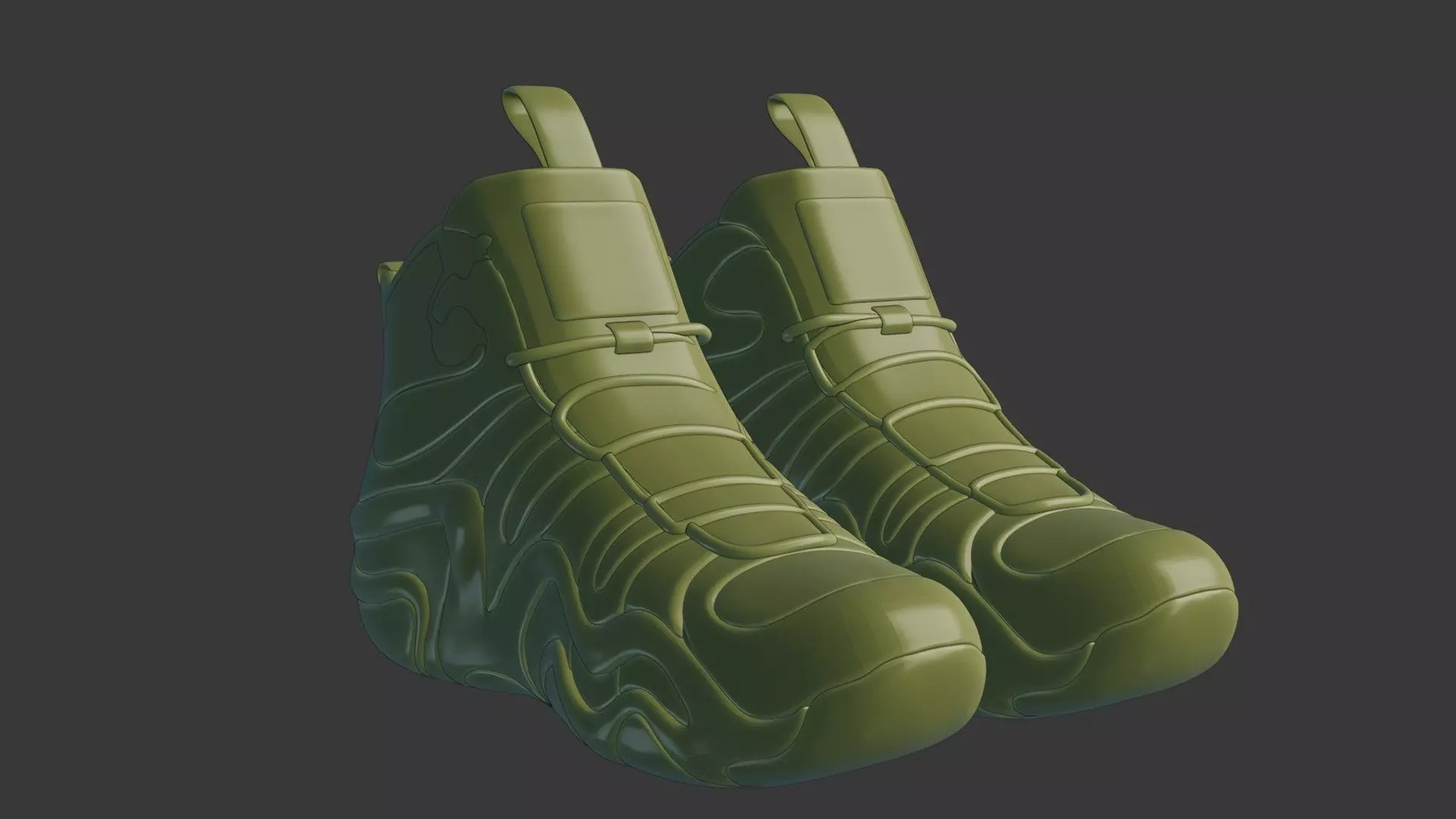 Futuristic Adidas Concept Sneakers 3D model_80