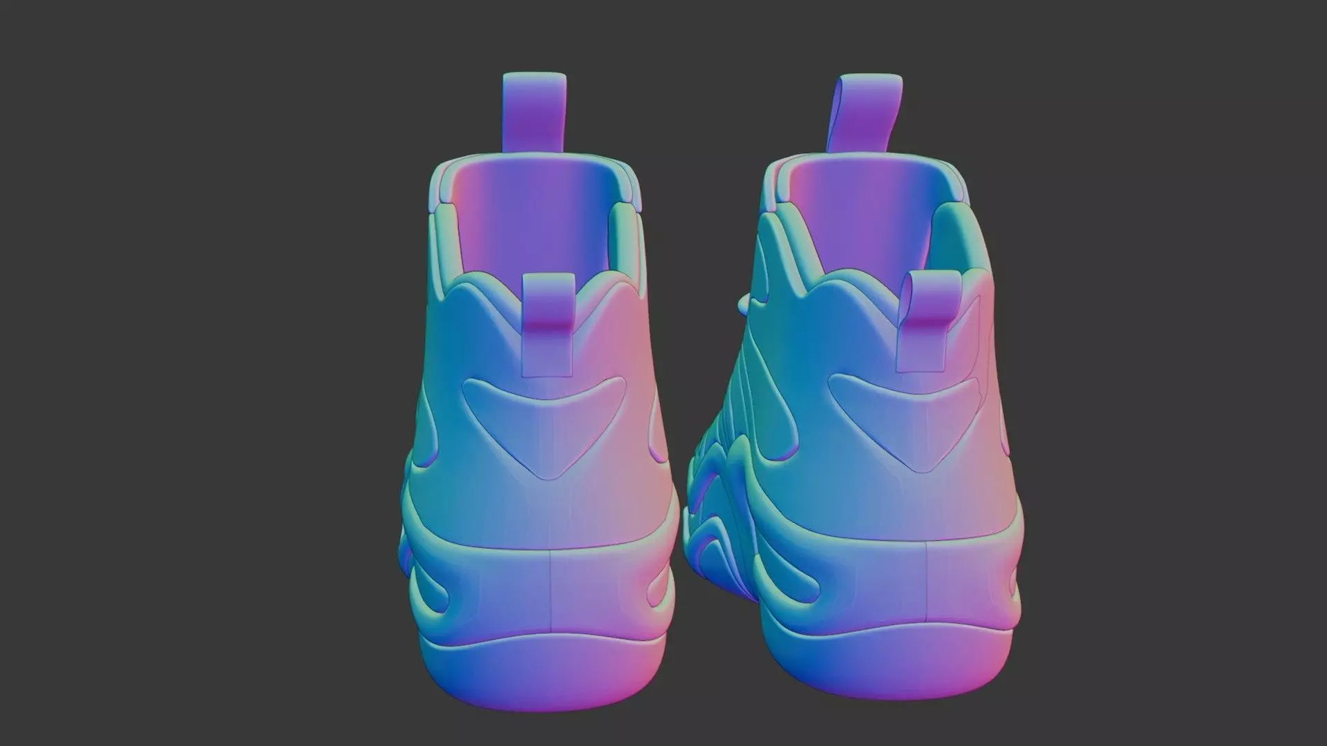 Futuristic Adidas Concept Sneakers 3D model_41