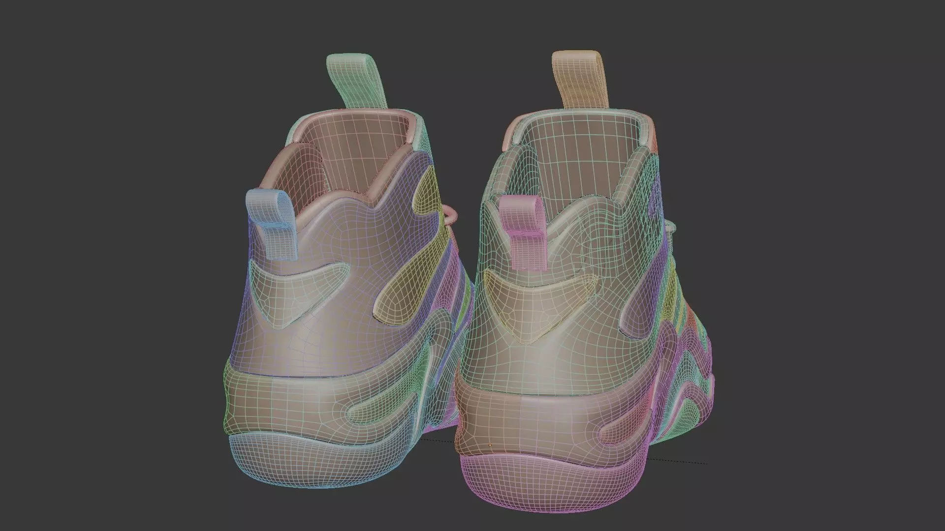 Futuristic Adidas Concept Sneakers 3D model_48