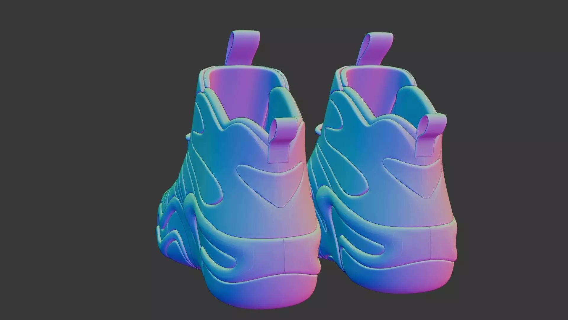 Futuristic Adidas Concept Sneakers 3D model_37
