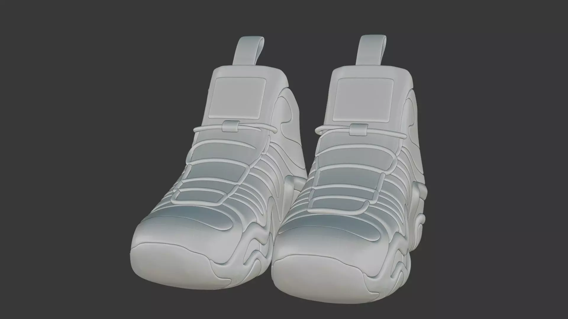Futuristic Adidas Concept Sneakers 3D model_97
