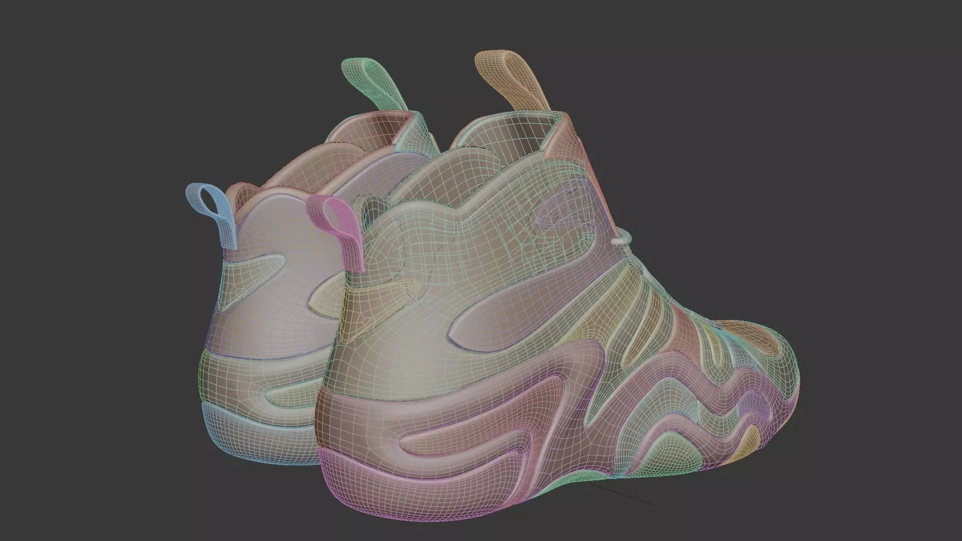 Futuristic Adidas Concept Sneakers 3D model_57