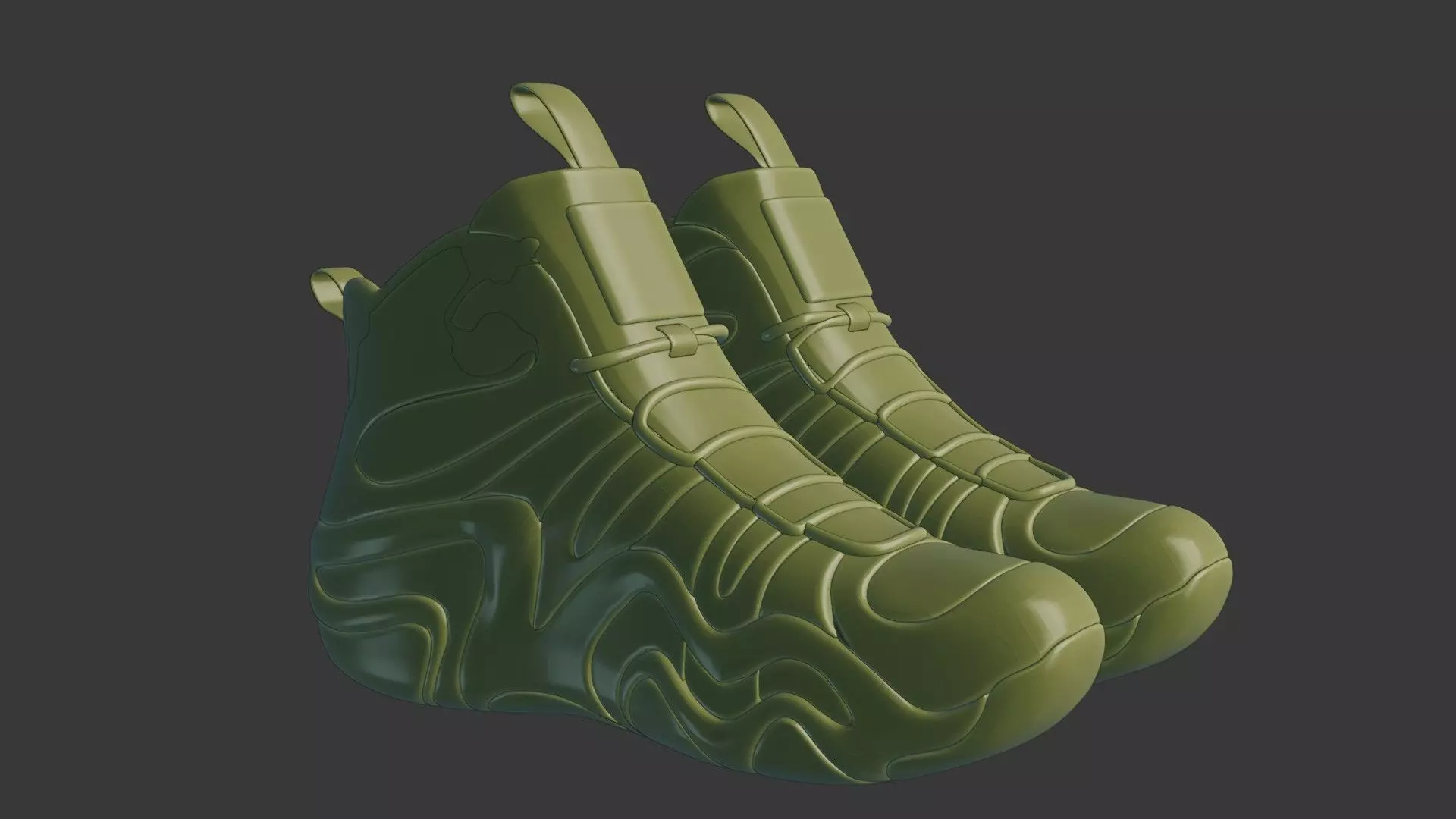 Futuristic Adidas Concept Sneakers 3D model_75