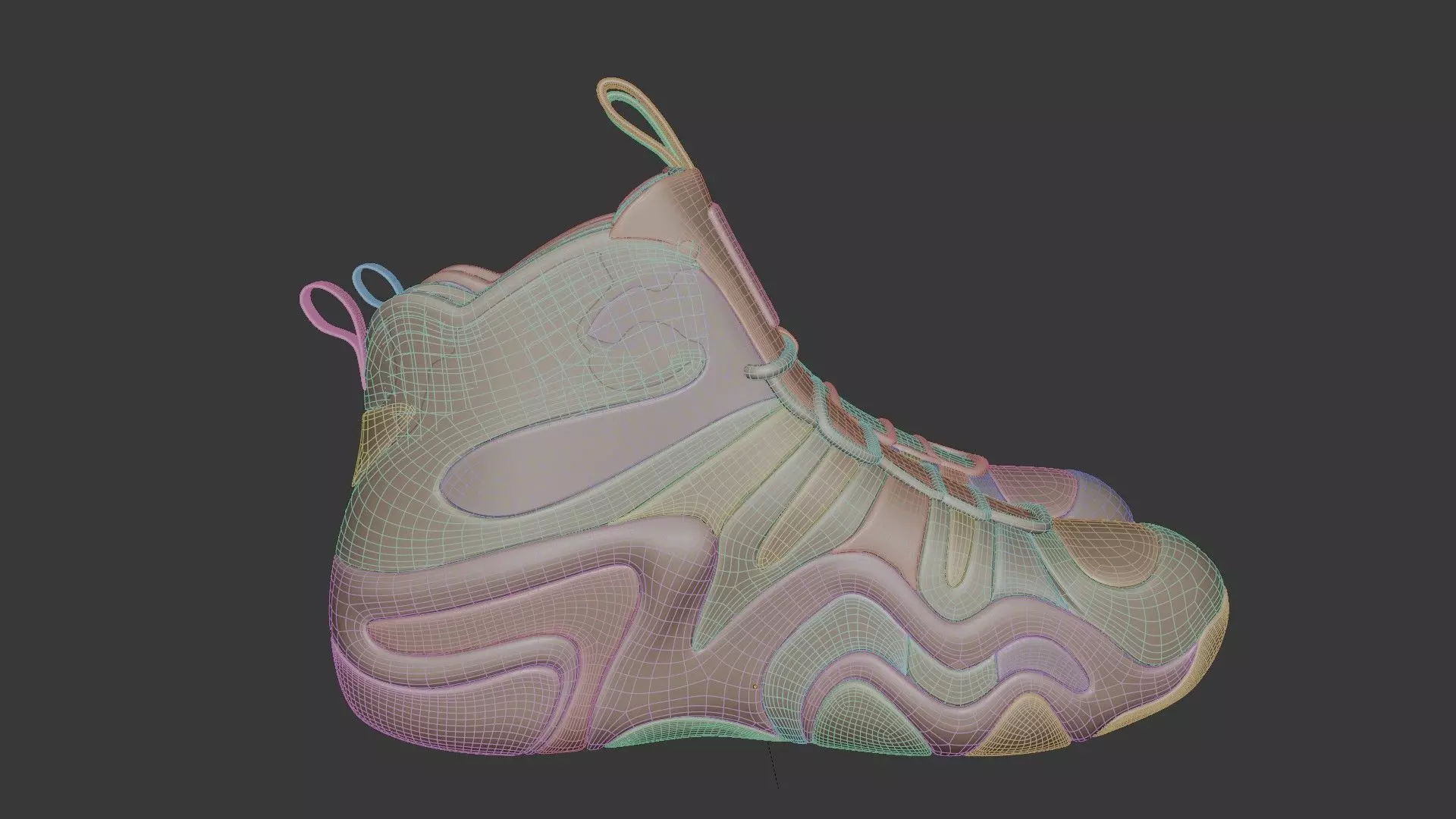 Futuristic Adidas Concept Sneakers 3D model_66