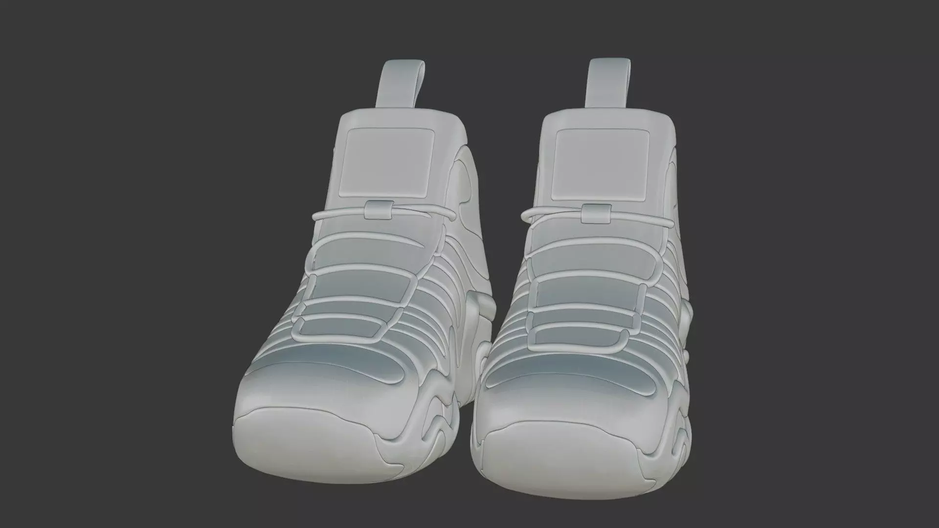 Futuristic Adidas Concept Sneakers 3D model_95