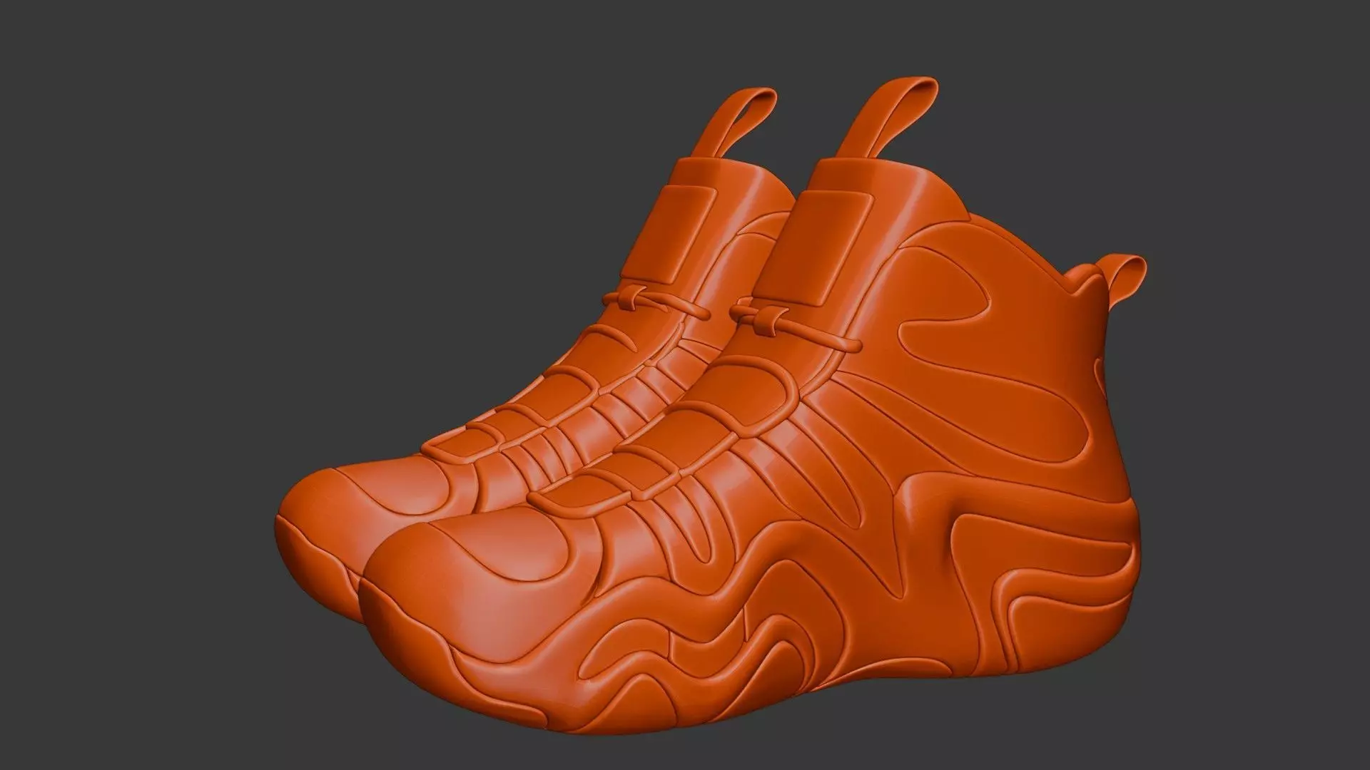 Futuristic Adidas Concept Sneakers 3D model_116