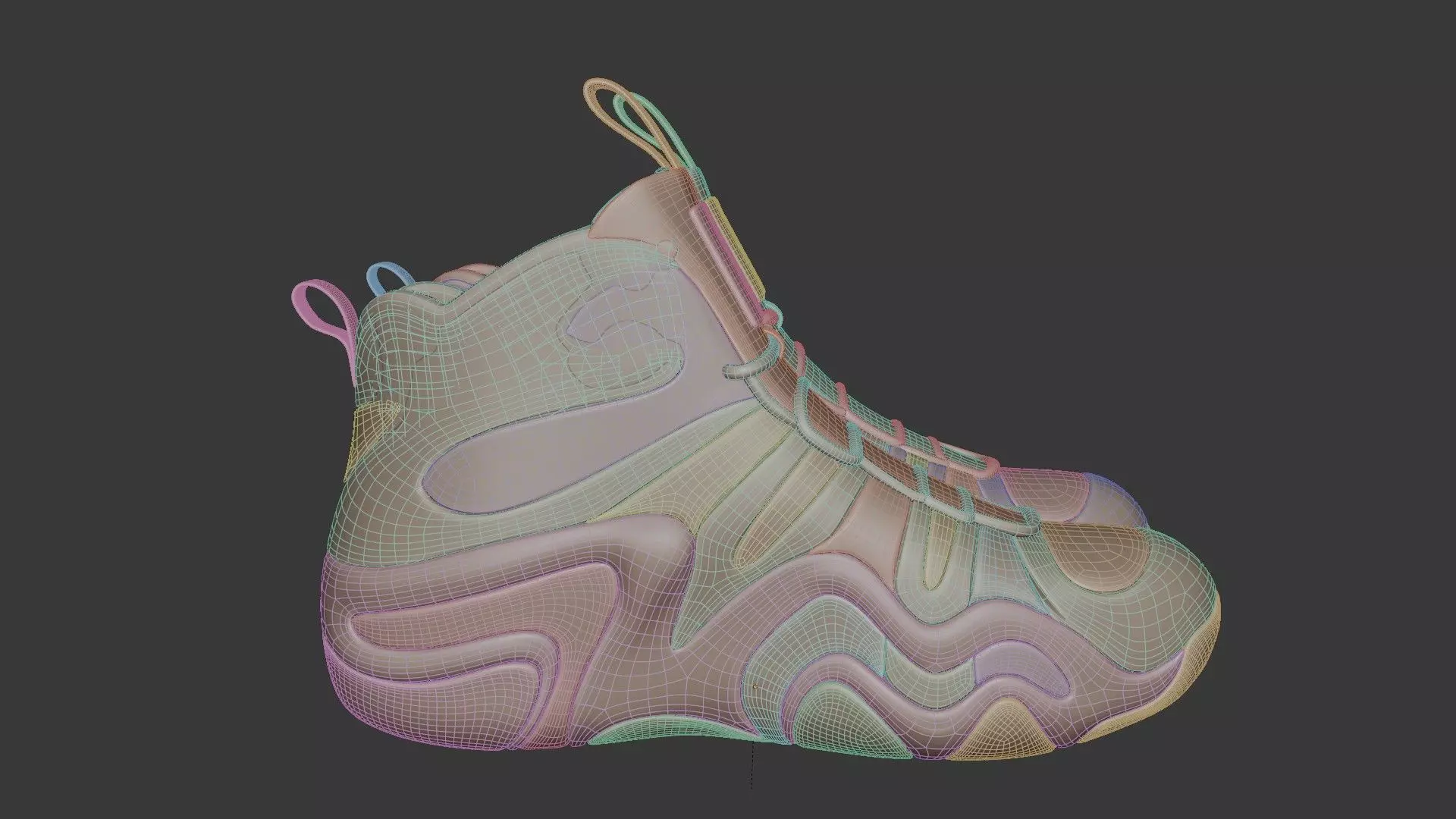 Futuristic Adidas Concept Sneakers 3D model_67
