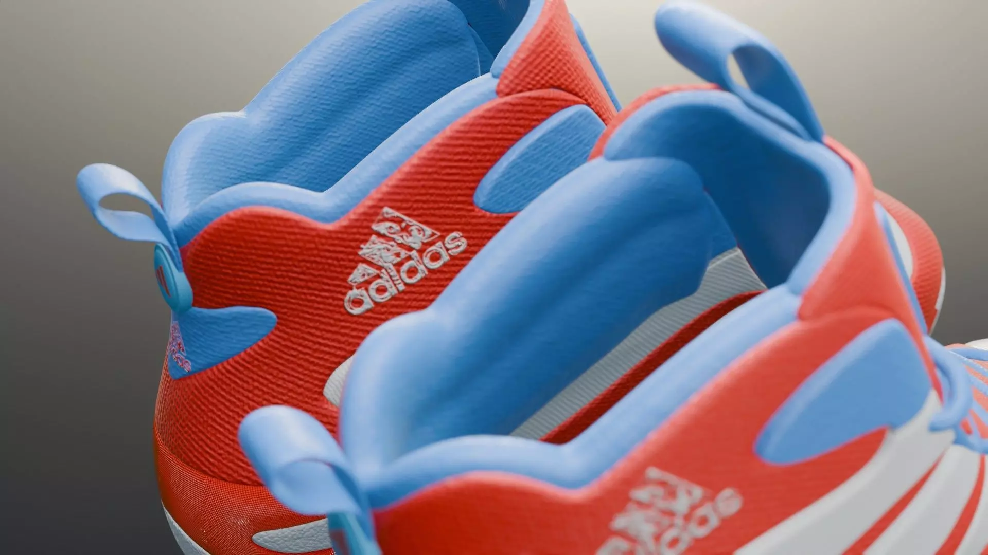 Futuristic Adidas Concept Sneakers 3D model_3