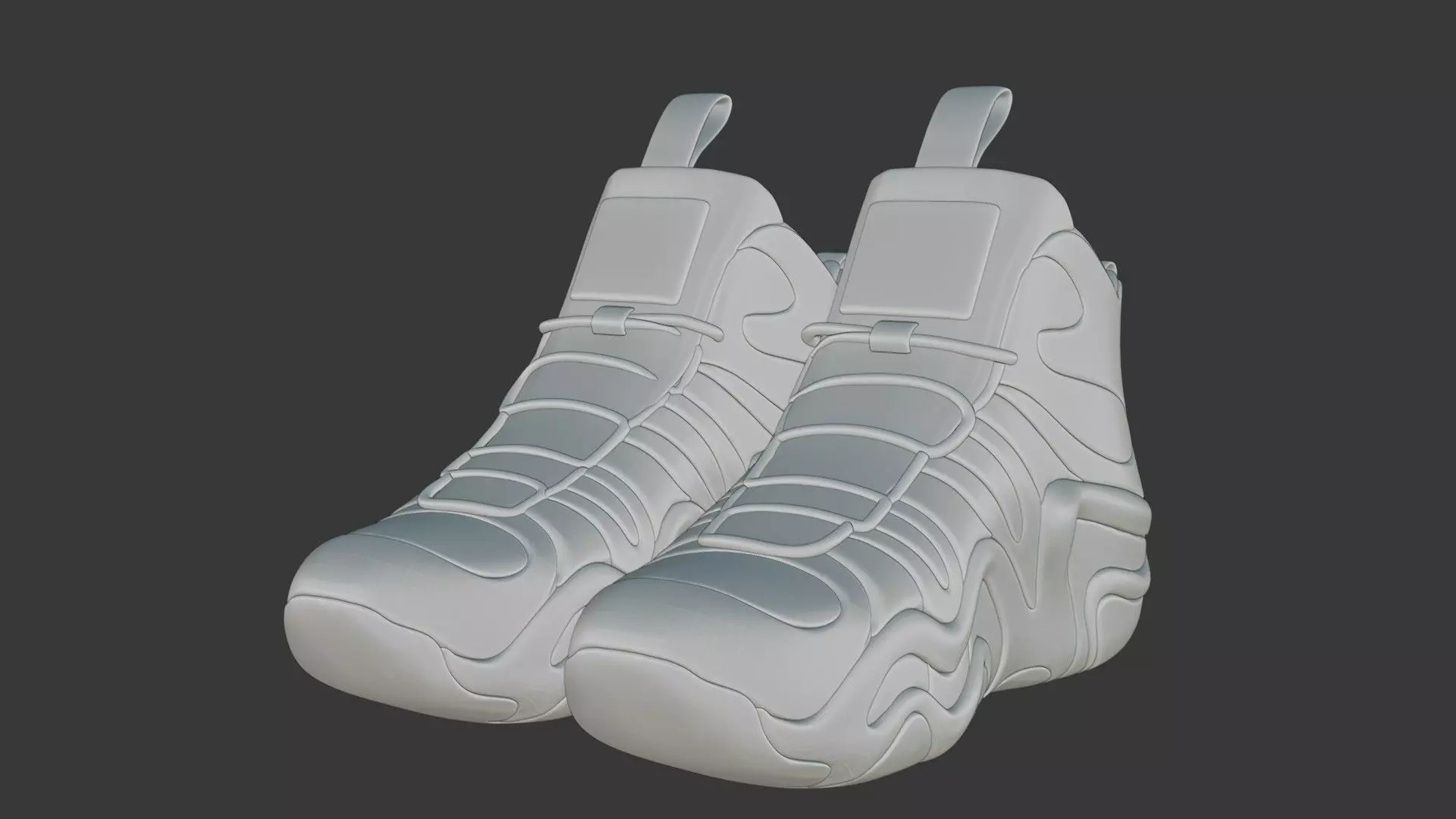 Futuristic Adidas Concept Sneakers 3D model_103