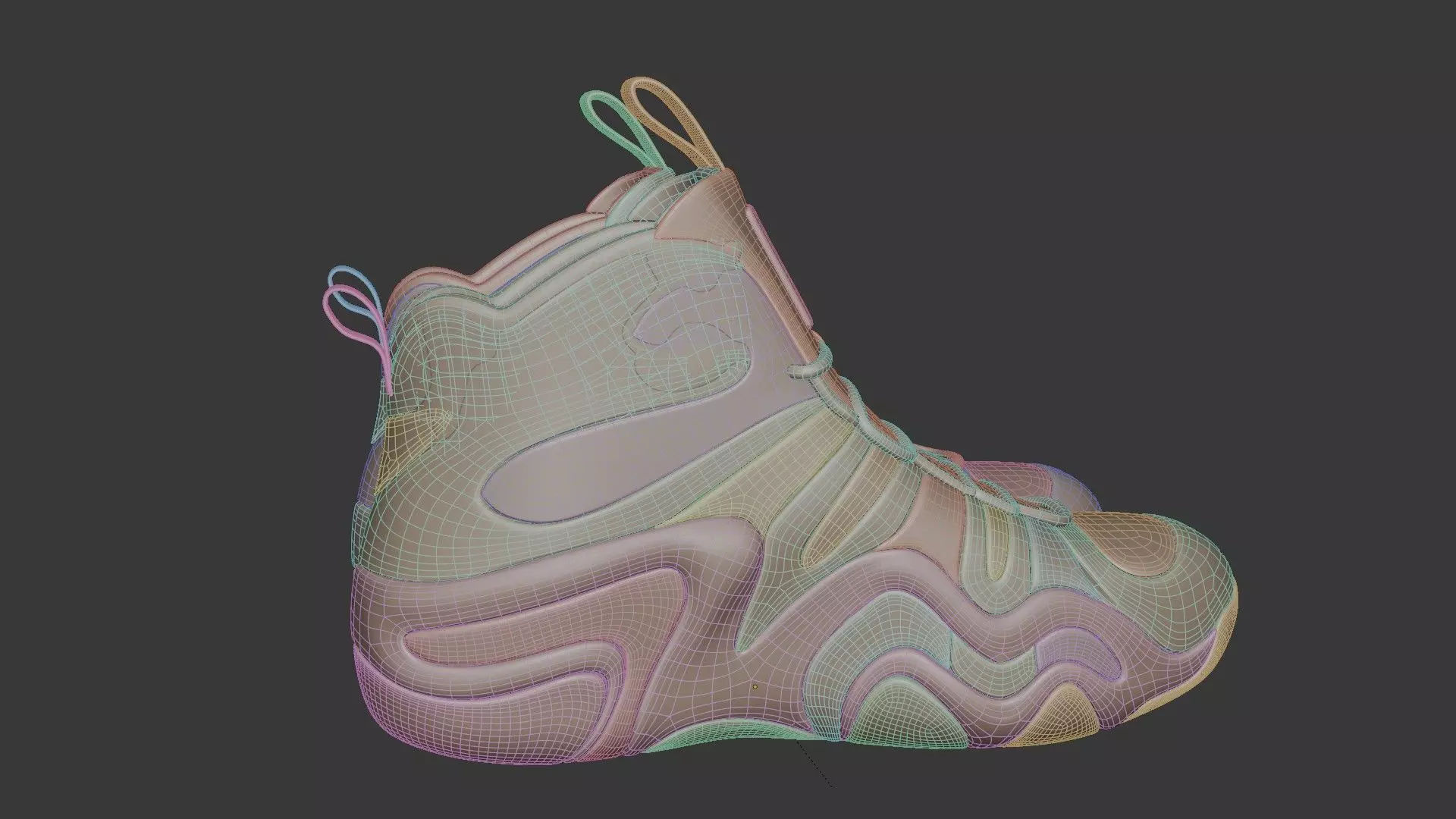 Futuristic Adidas Concept Sneakers 3D model_64