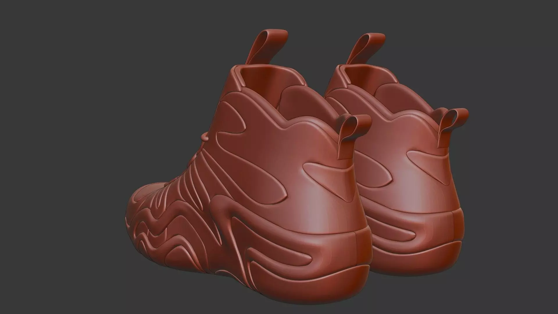 Futuristic Adidas Concept Sneakers 3D model_30