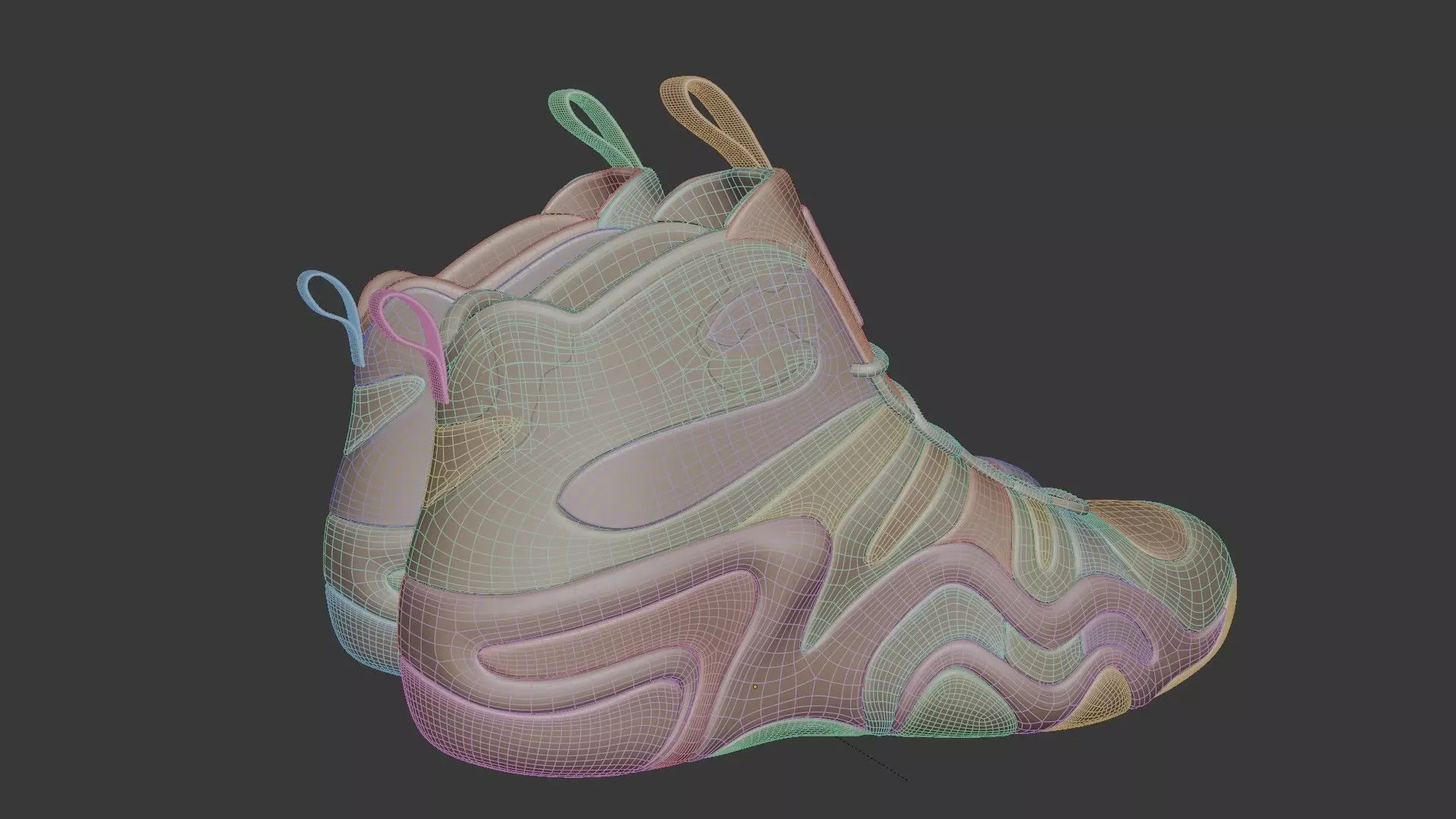 Futuristic Adidas Concept Sneakers 3D model_61