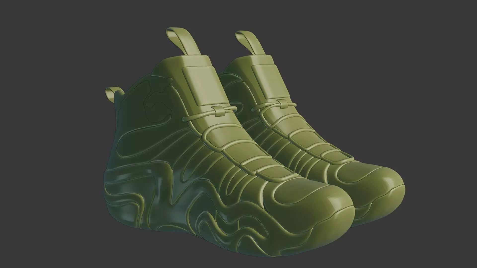 Futuristic Adidas Concept Sneakers 3D model_76