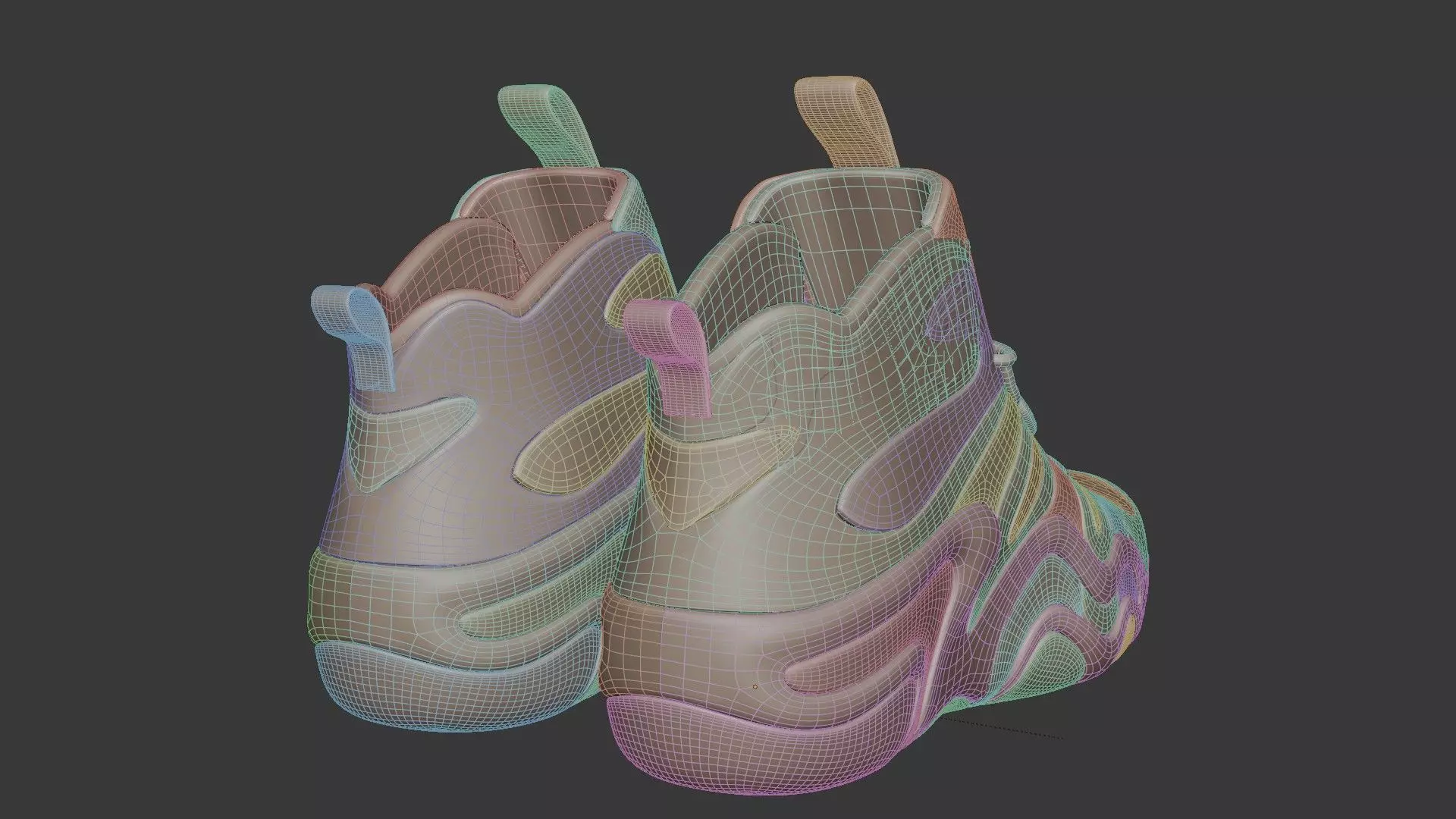 Futuristic Adidas Concept Sneakers 3D model_52