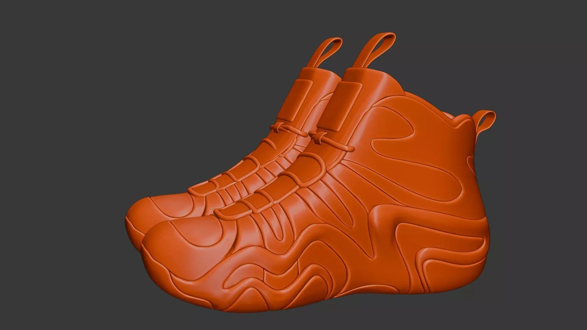 Futuristic Adidas Concept Sneakers 3D model_121