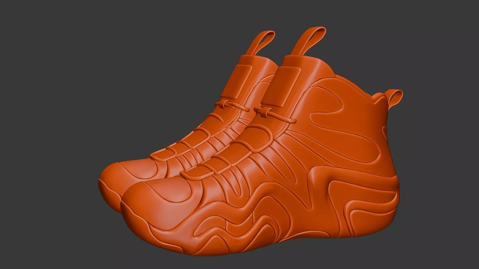 Futuristic Adidas Concept Sneakers 3D model_118