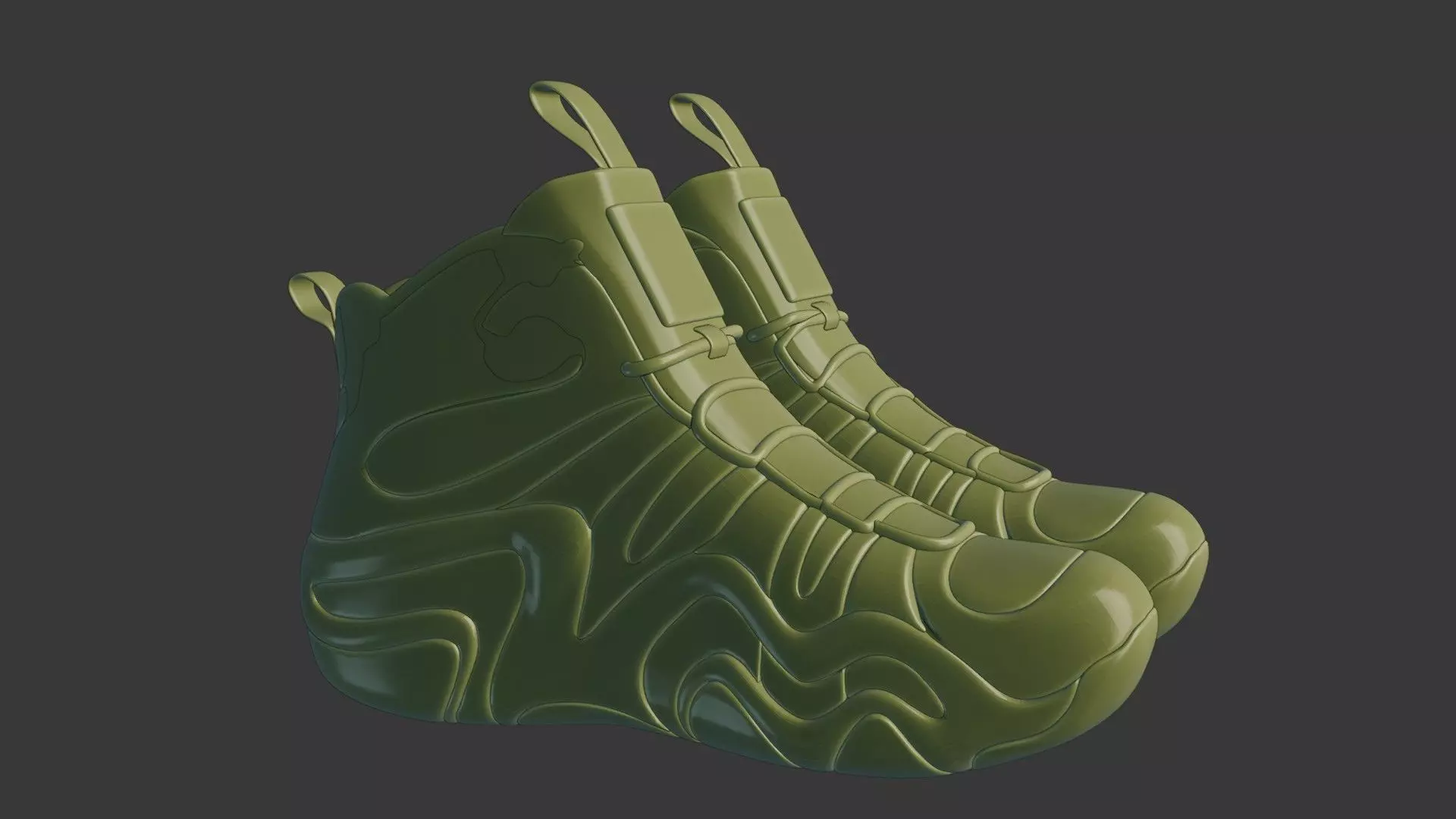 Futuristic Adidas Concept Sneakers 3D model_72